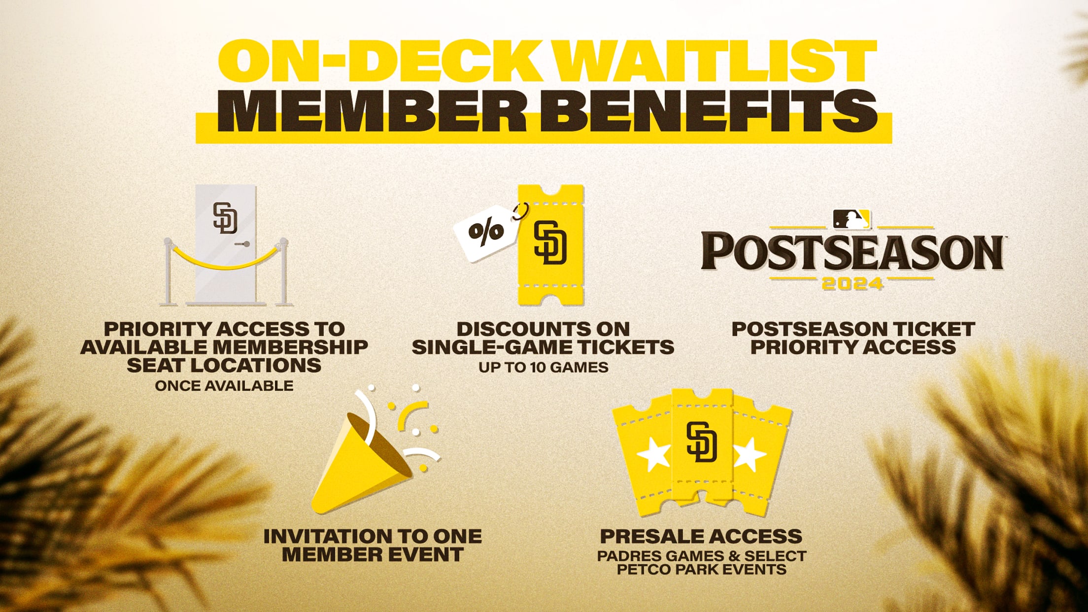 Padres On-Deck Membership Waitlist | San Diego Padres