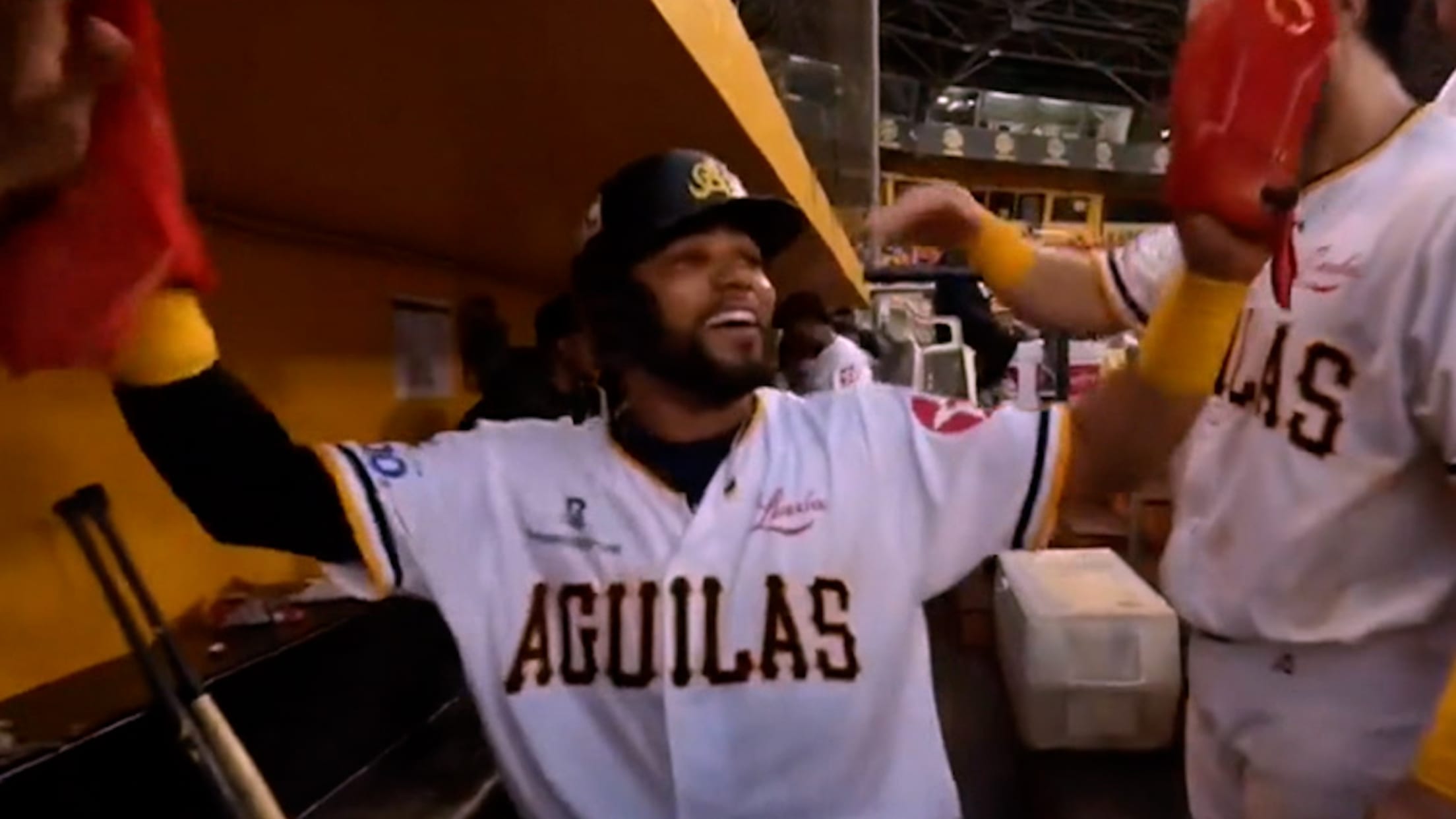 Steward Berroa anota por un error