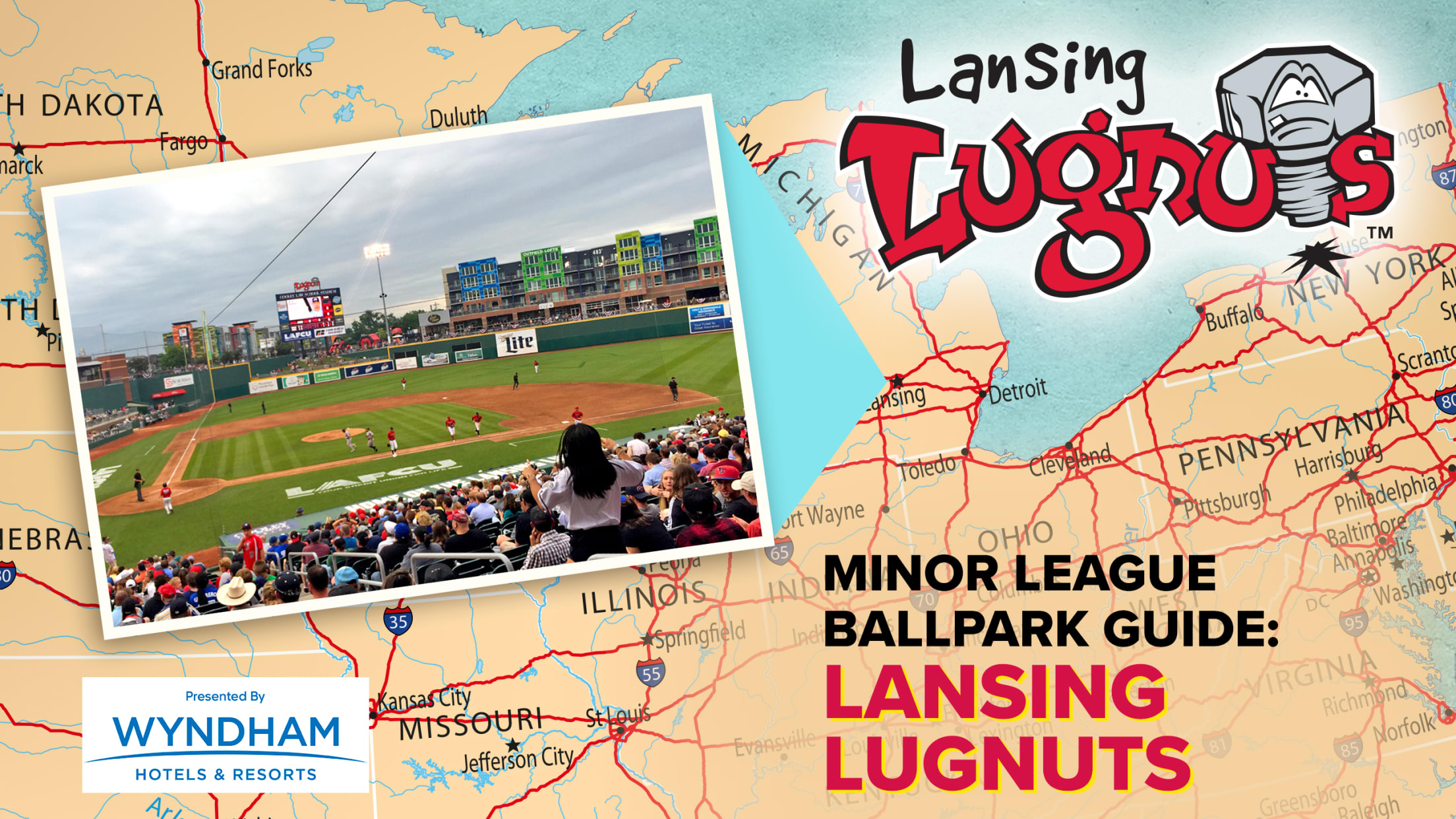 Explore Jackson Field, home of the Lansing Lugnuts San Francisco Giants