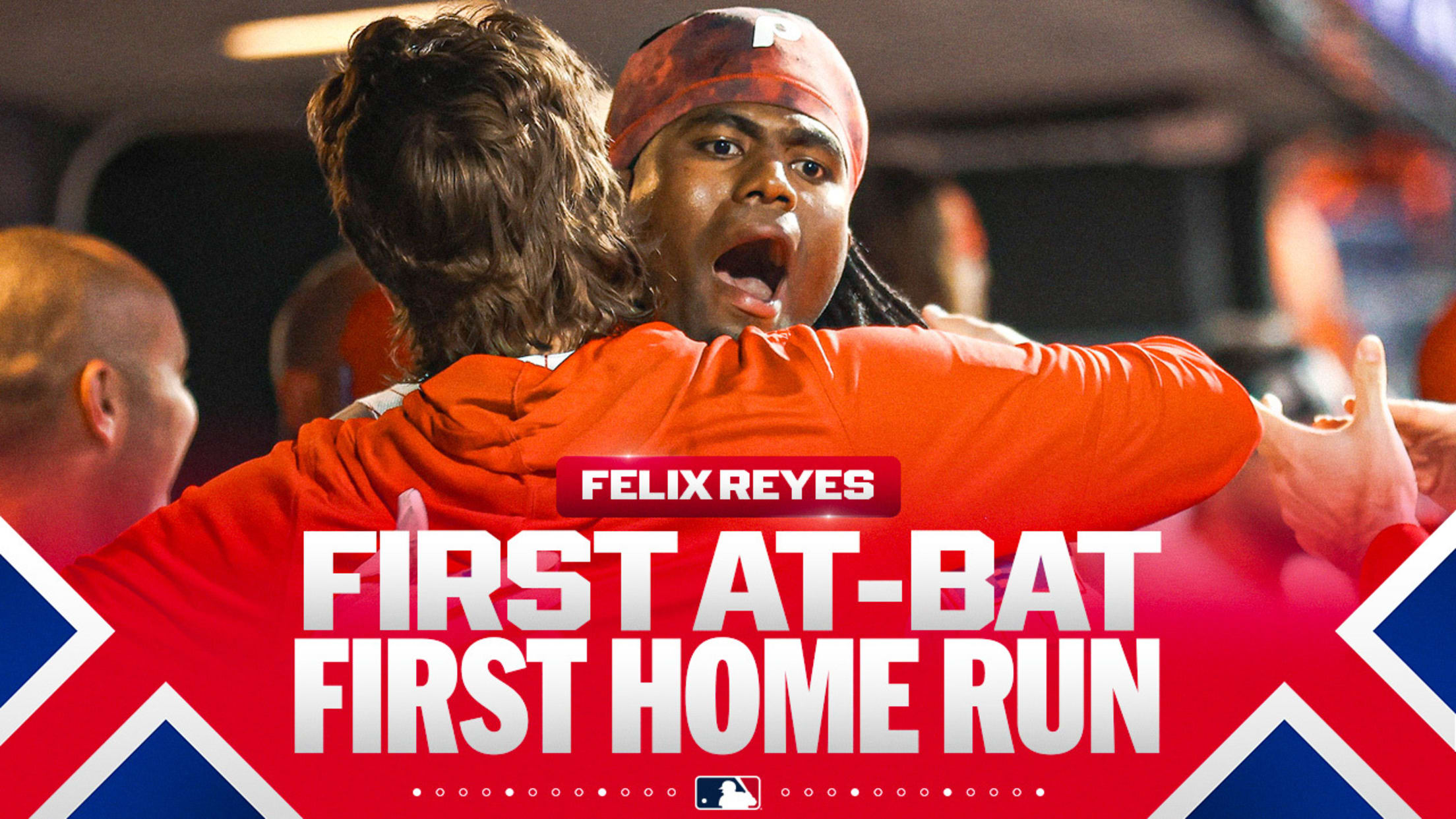 Felix Reyes homers in first career at-bat