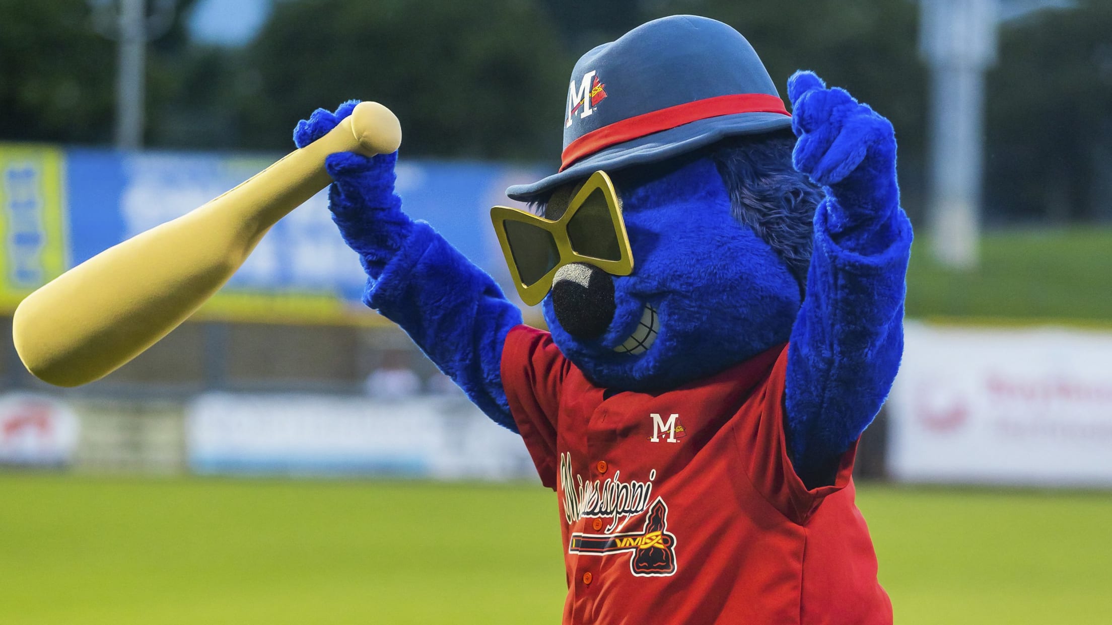 Mississippi Braves Michael Harris II (24) bats during a Southern