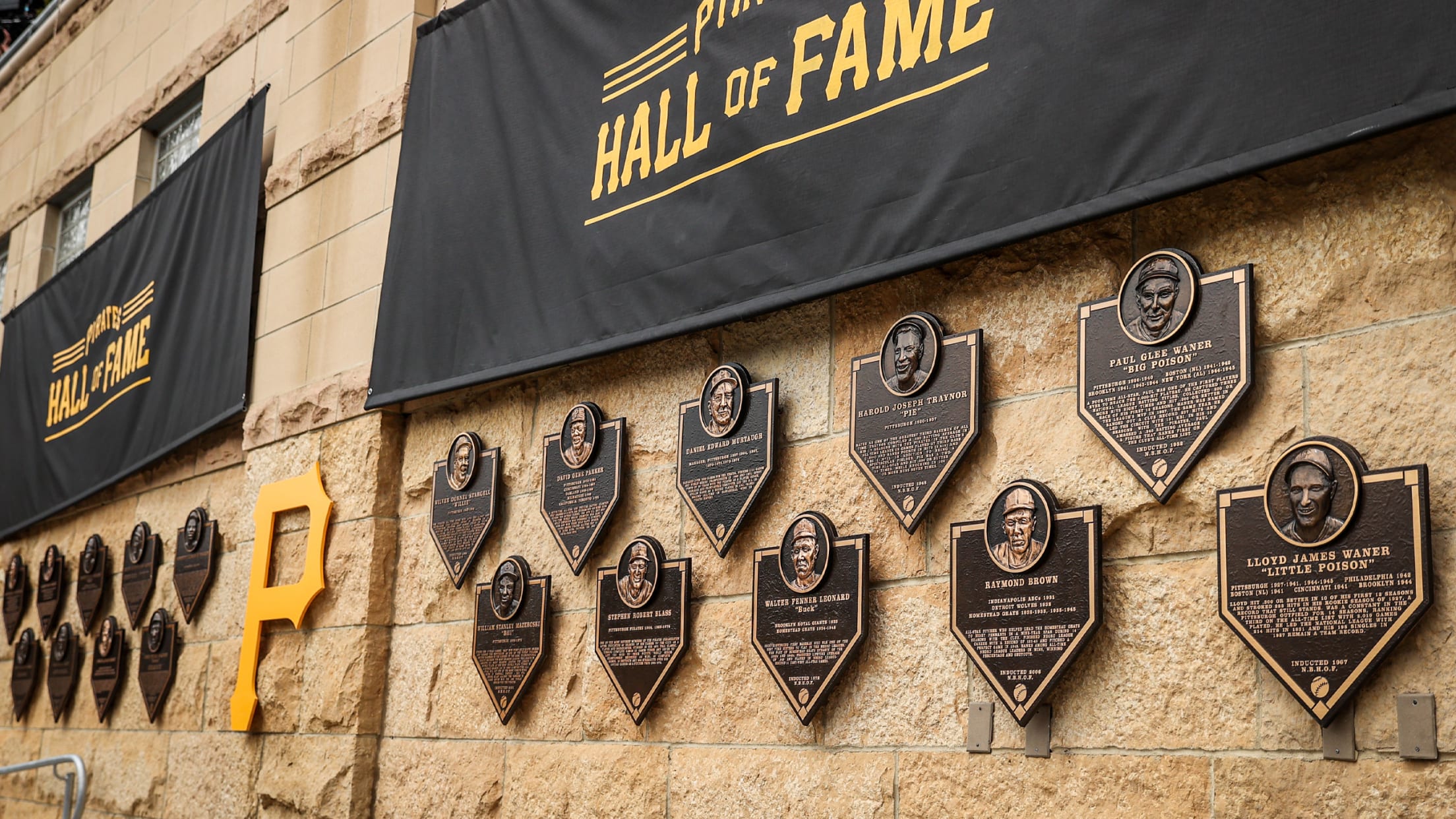 Hall of Fame Wall | Experience History at PNC Park | Pittsburgh Pirates