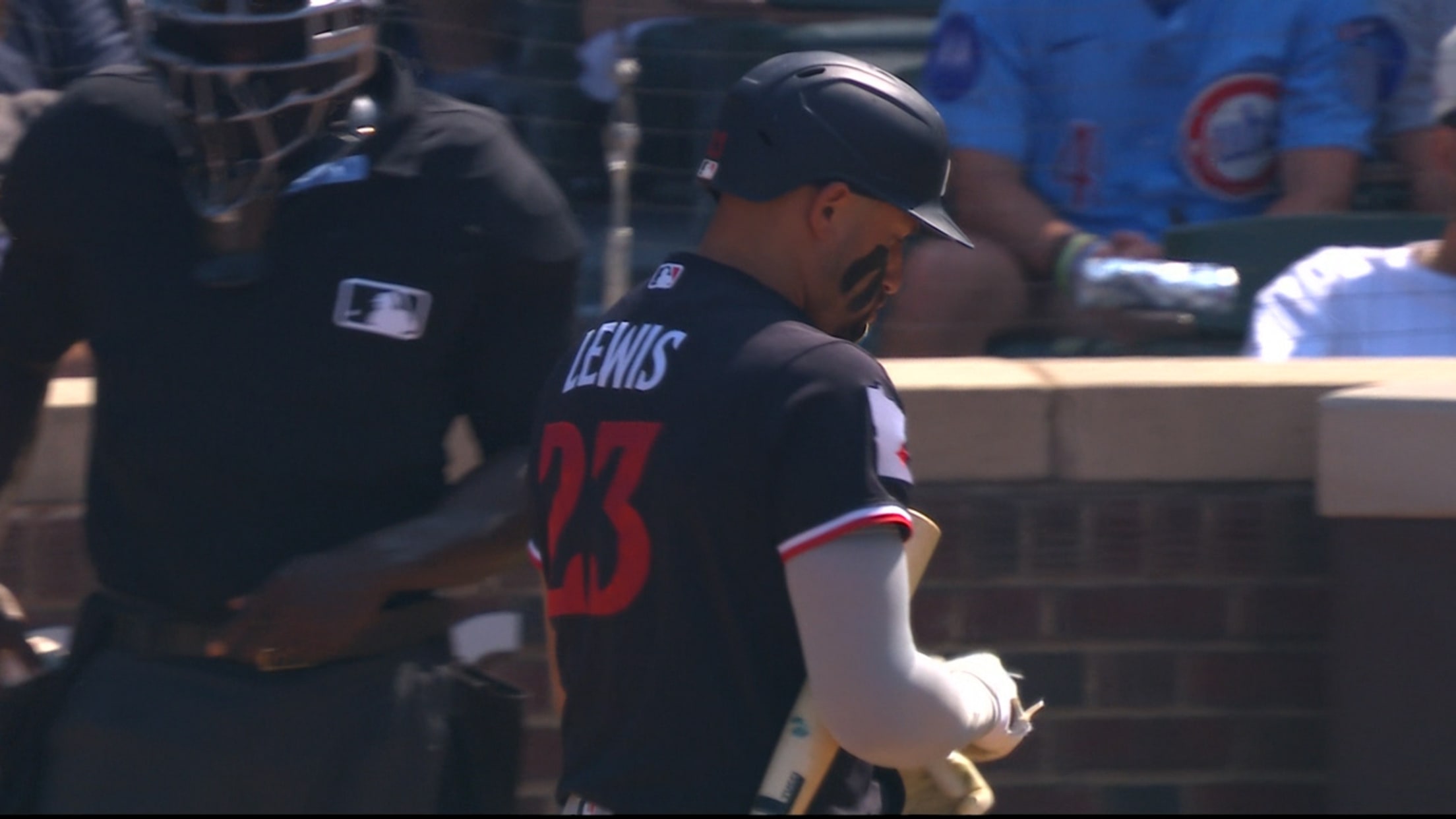 Royce Lewis' sacrifice fly