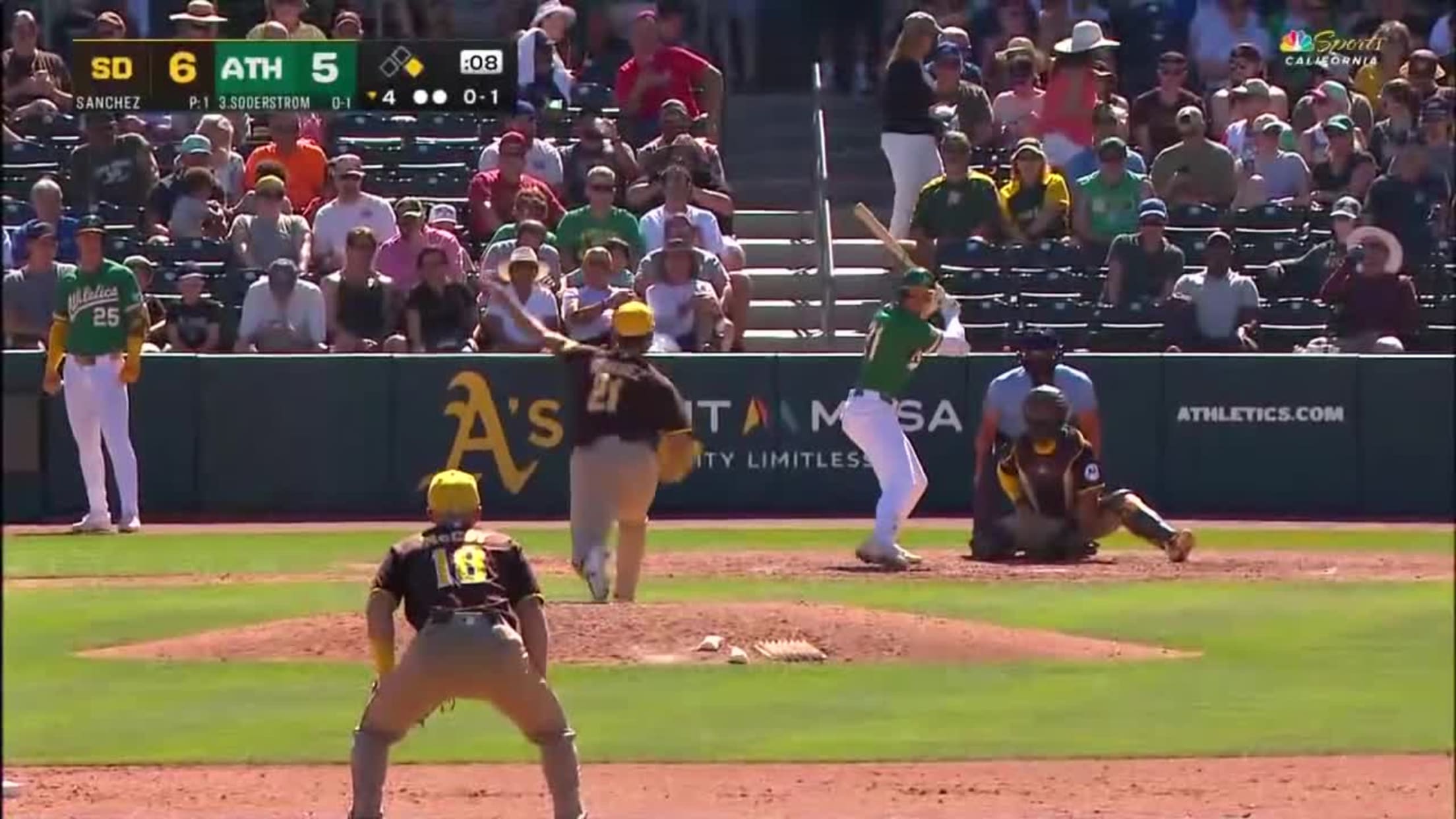 Tyler Soderstrom's two-run homer