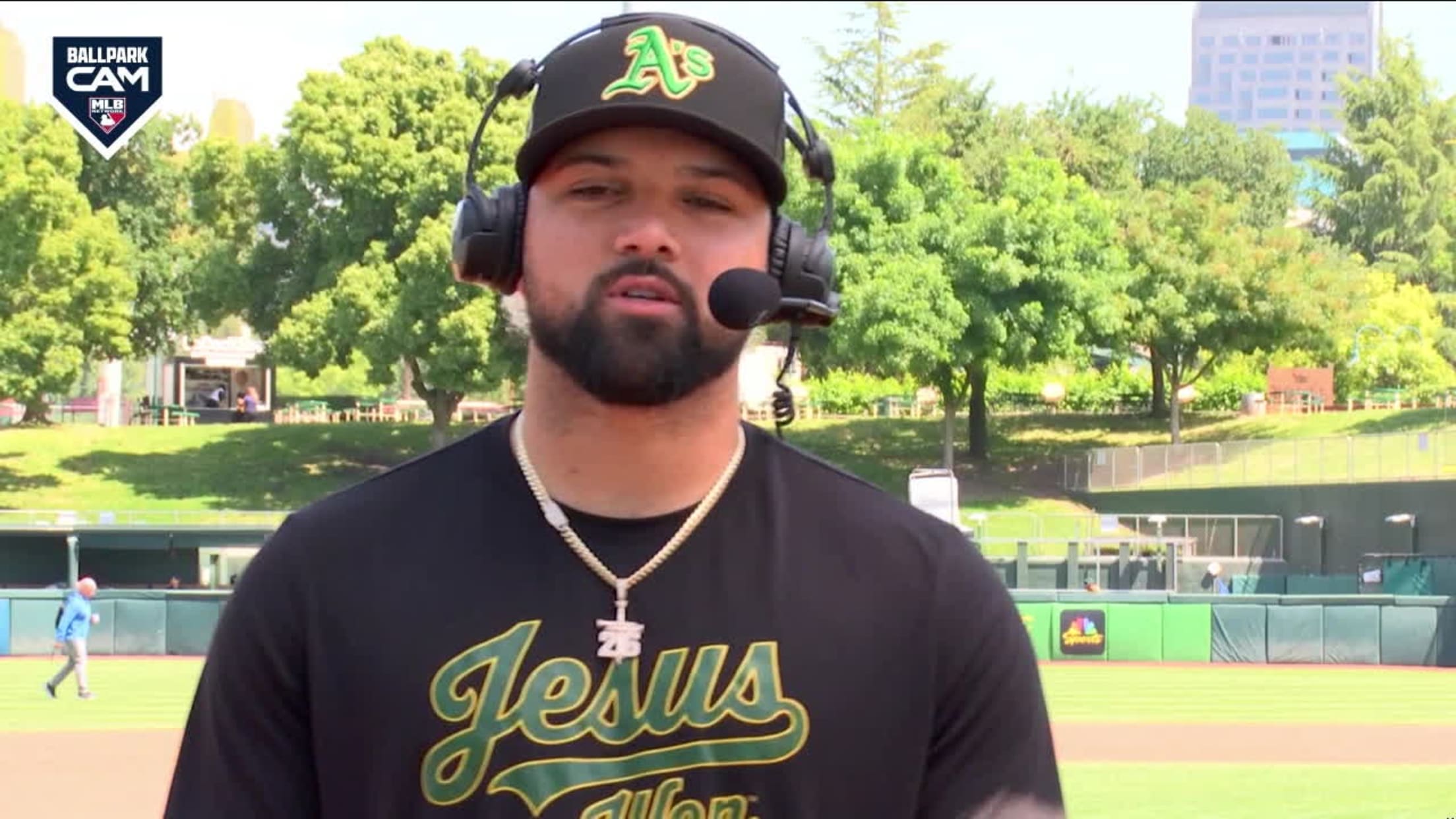 Carlos Cortes reacts to being AL Player of the Week