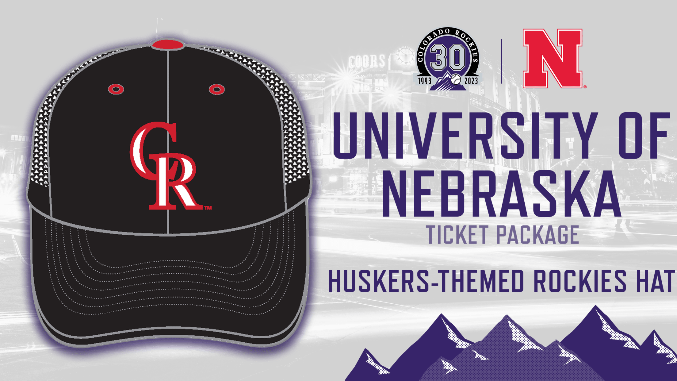 University of Nebraska Ticket Package | Colorado Rockies