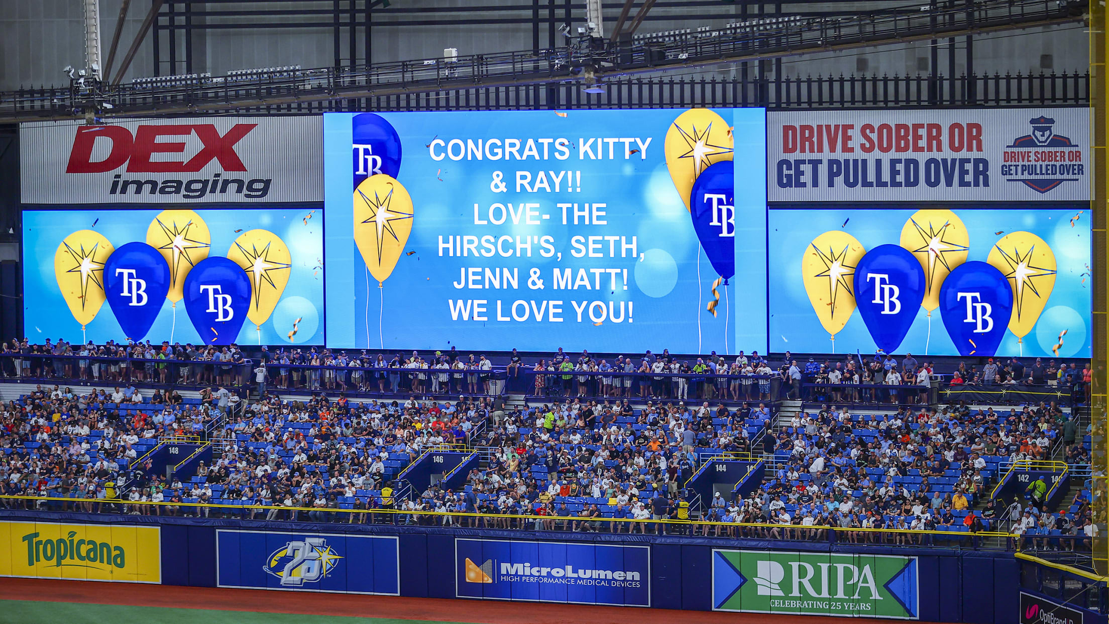 Rays Scoreboard Messages Tampa Bay Rays