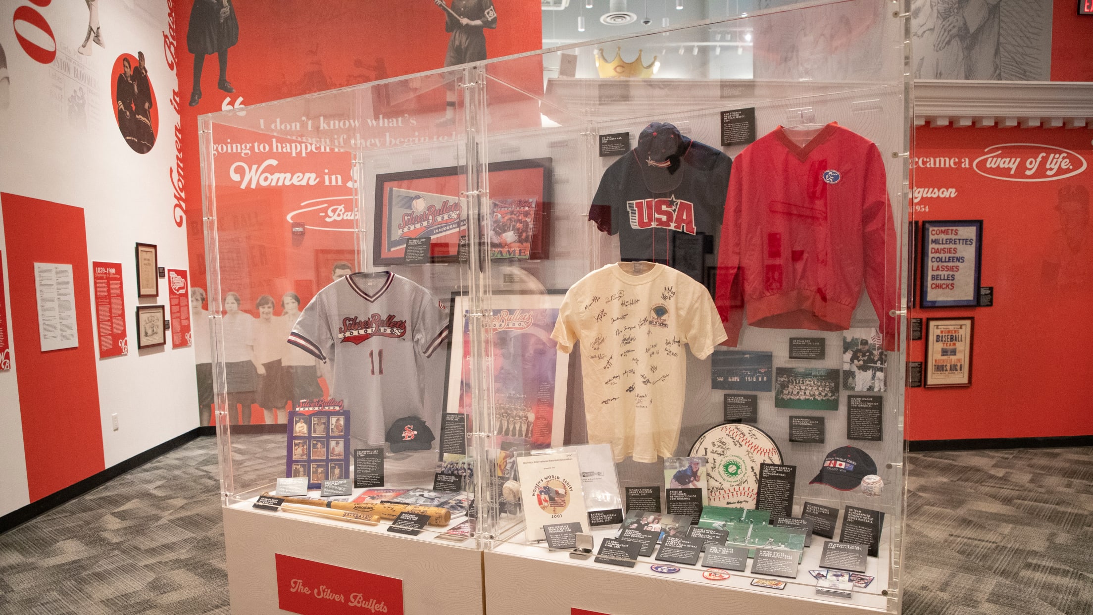 Reds Hall of Fame, Exhibits