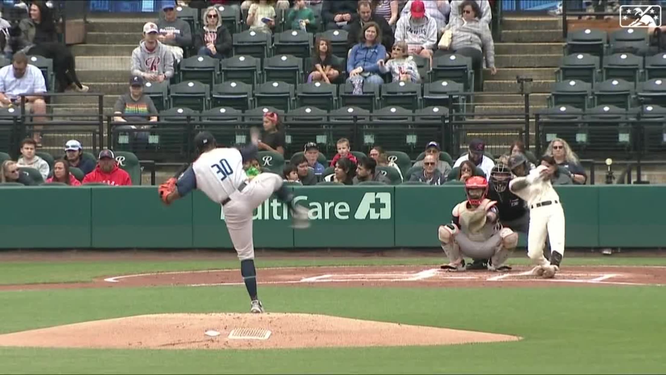 Ryan Bliss' solo home run