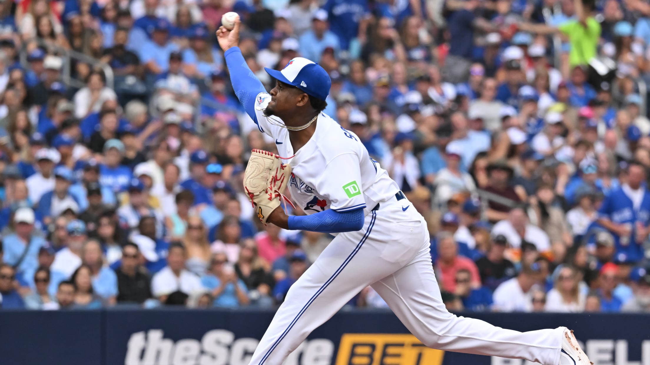 José Soriano strikes out six over seven innings