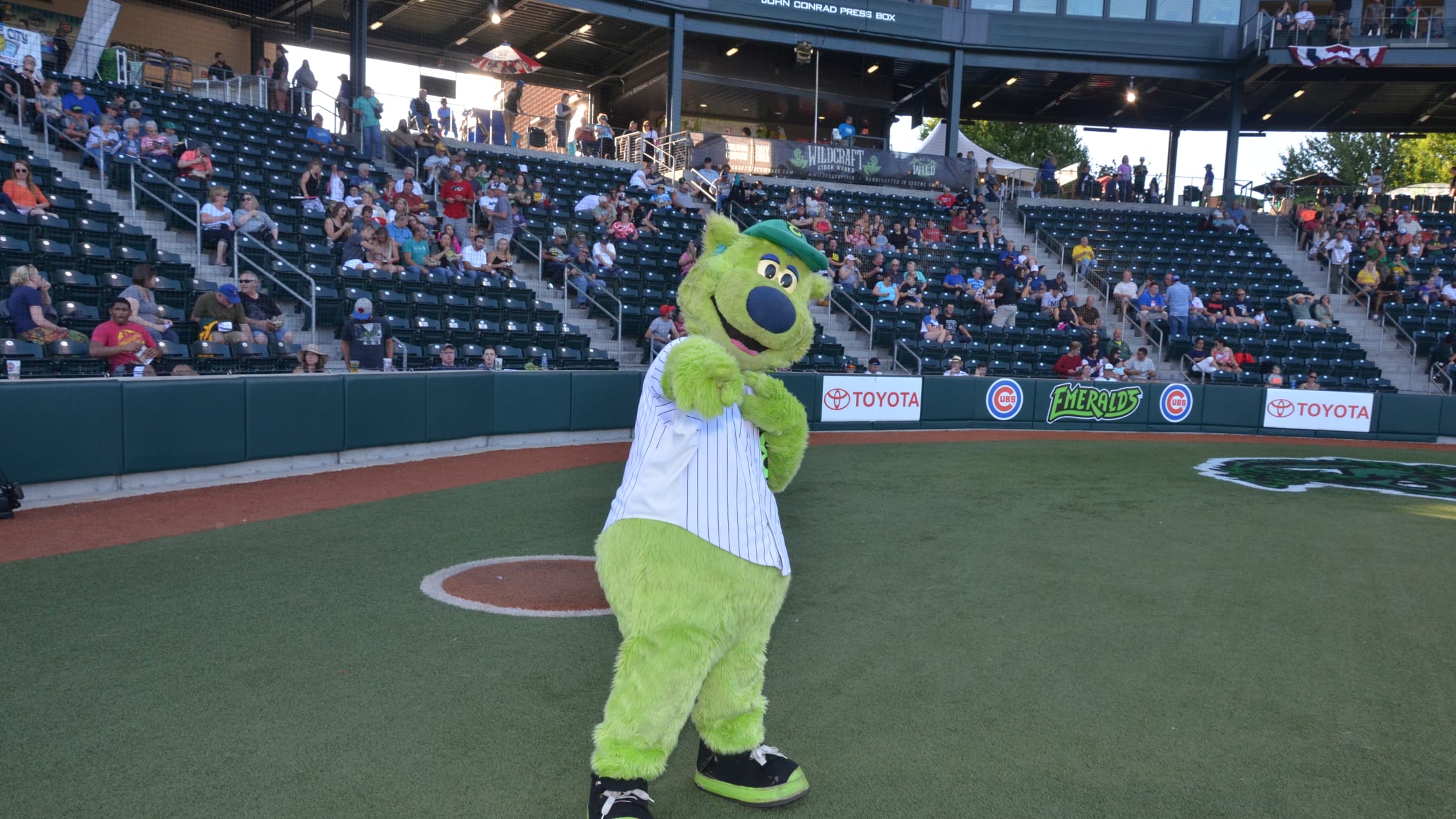 Eugene Emeralds Sluggo Mascot Baseball Commercial 