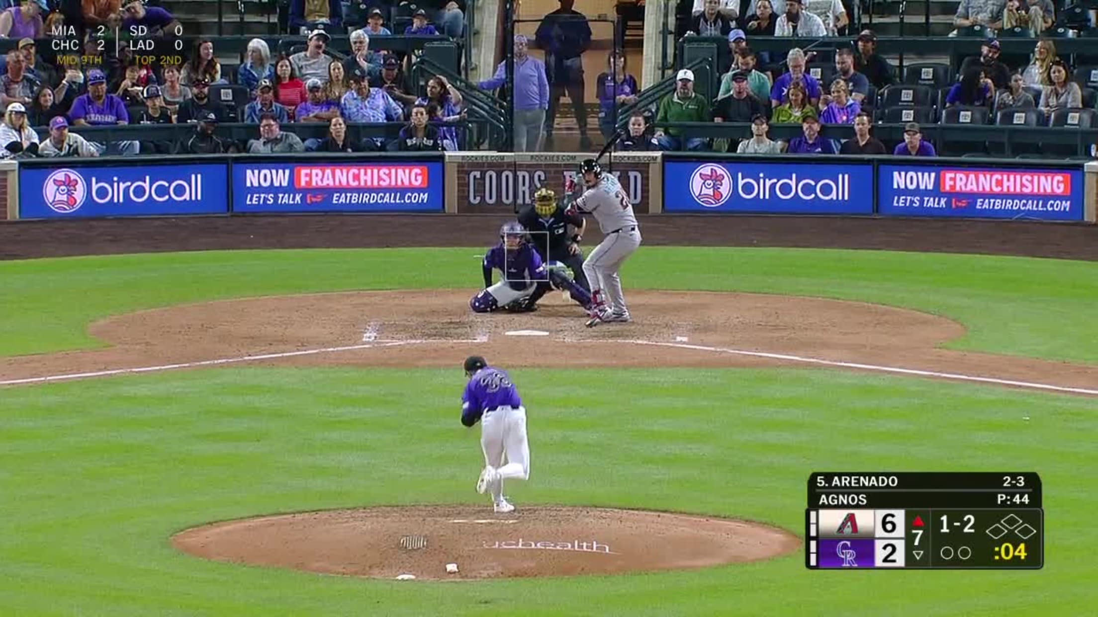 Nolan Arenado's solo homer (28) 