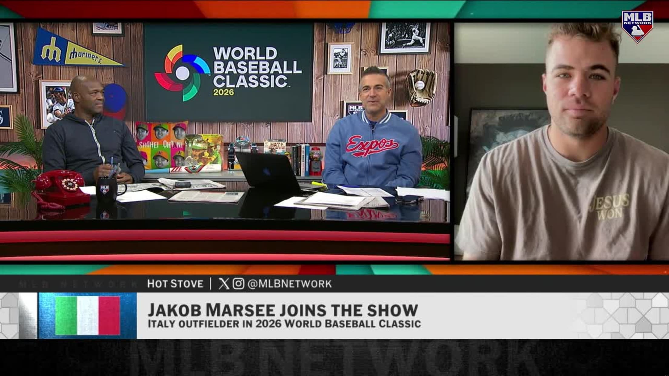 Jakob Marsee on playing for Team Italy, more