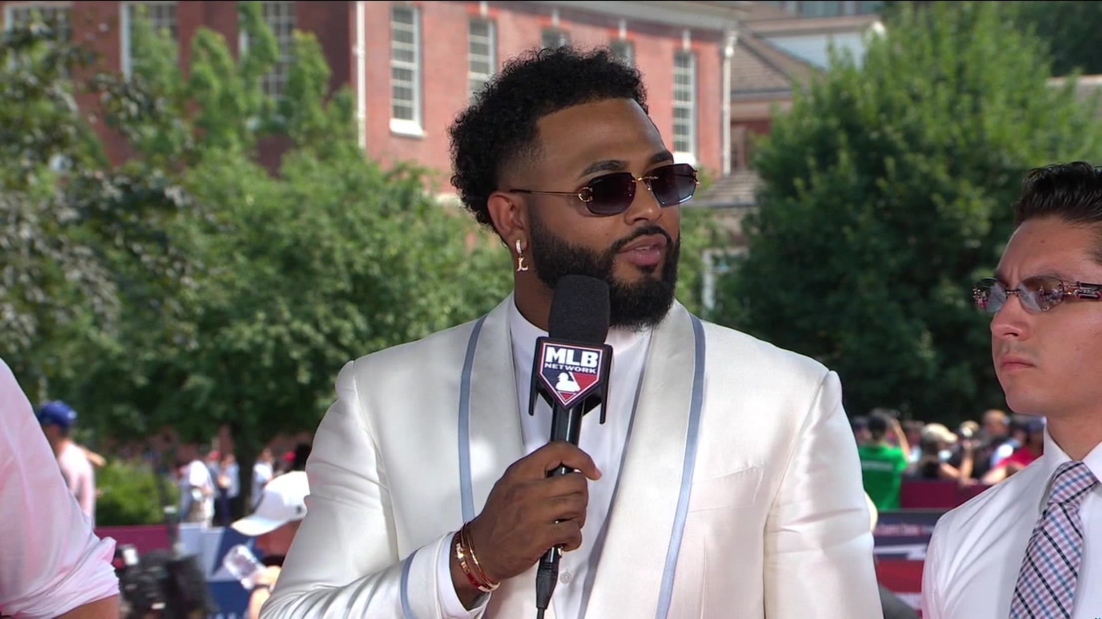 Junior Caminero shows off All-Star game fit and more