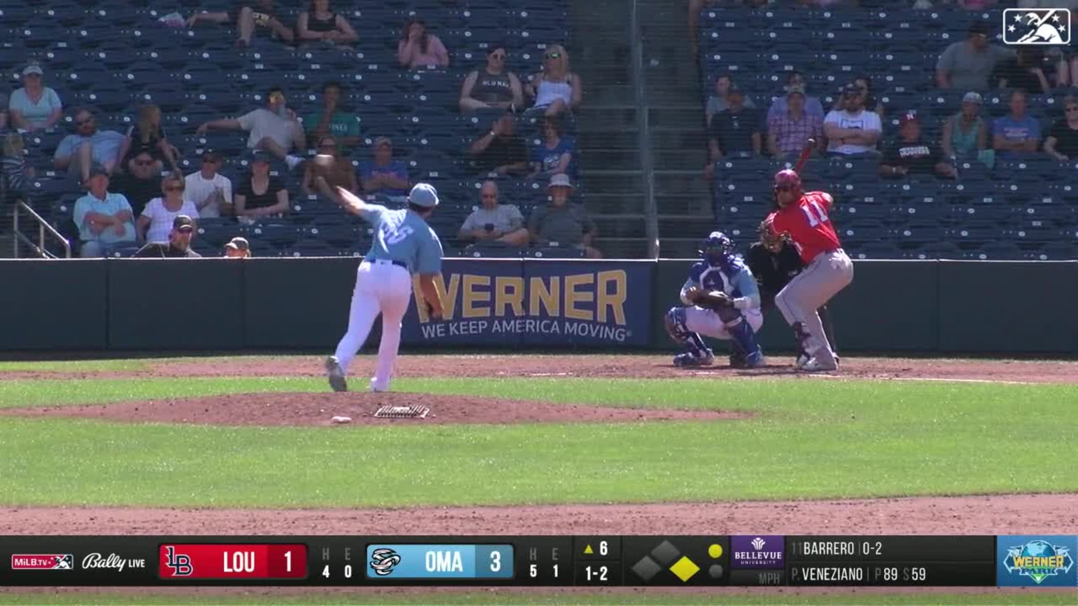 Anthony Veneziano's 6th strikeout