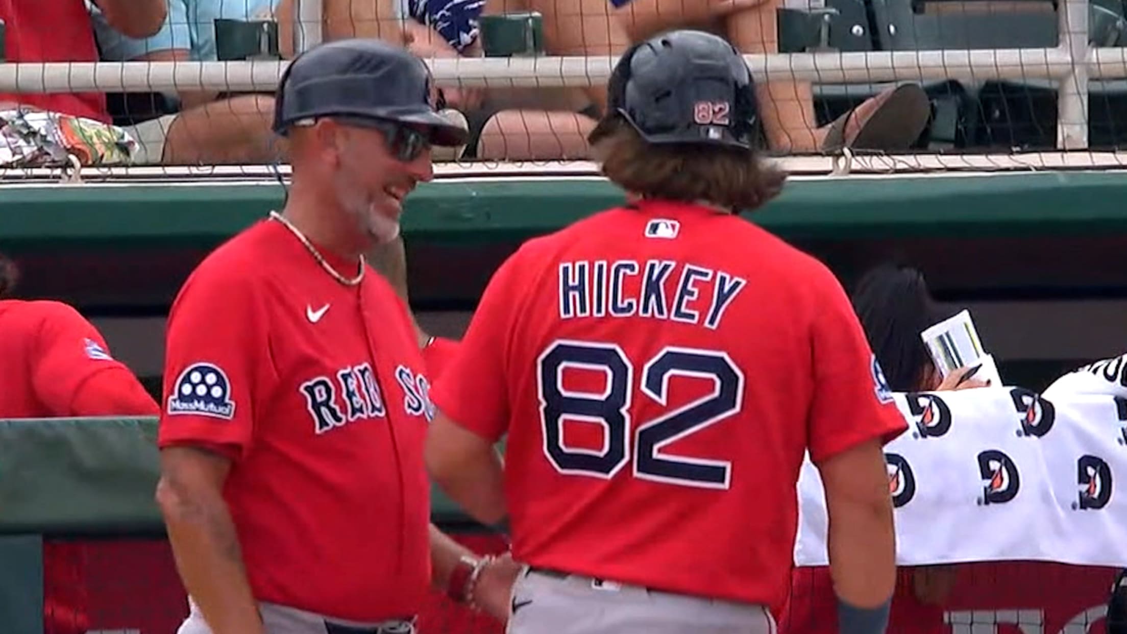 Nathan Hickey's RBI single