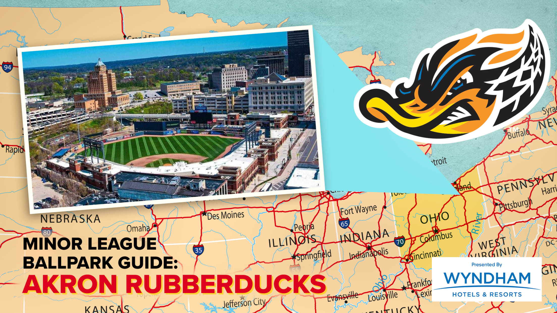 Explore Canal Park of the Akron Rubber Ducks Arizona Diamondbacks