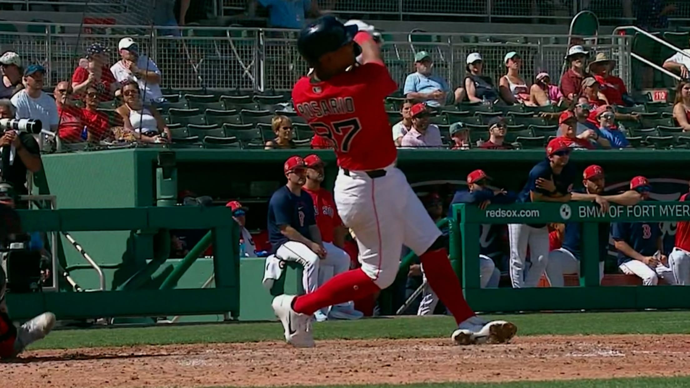 Ronald Rosario's first homer of spring