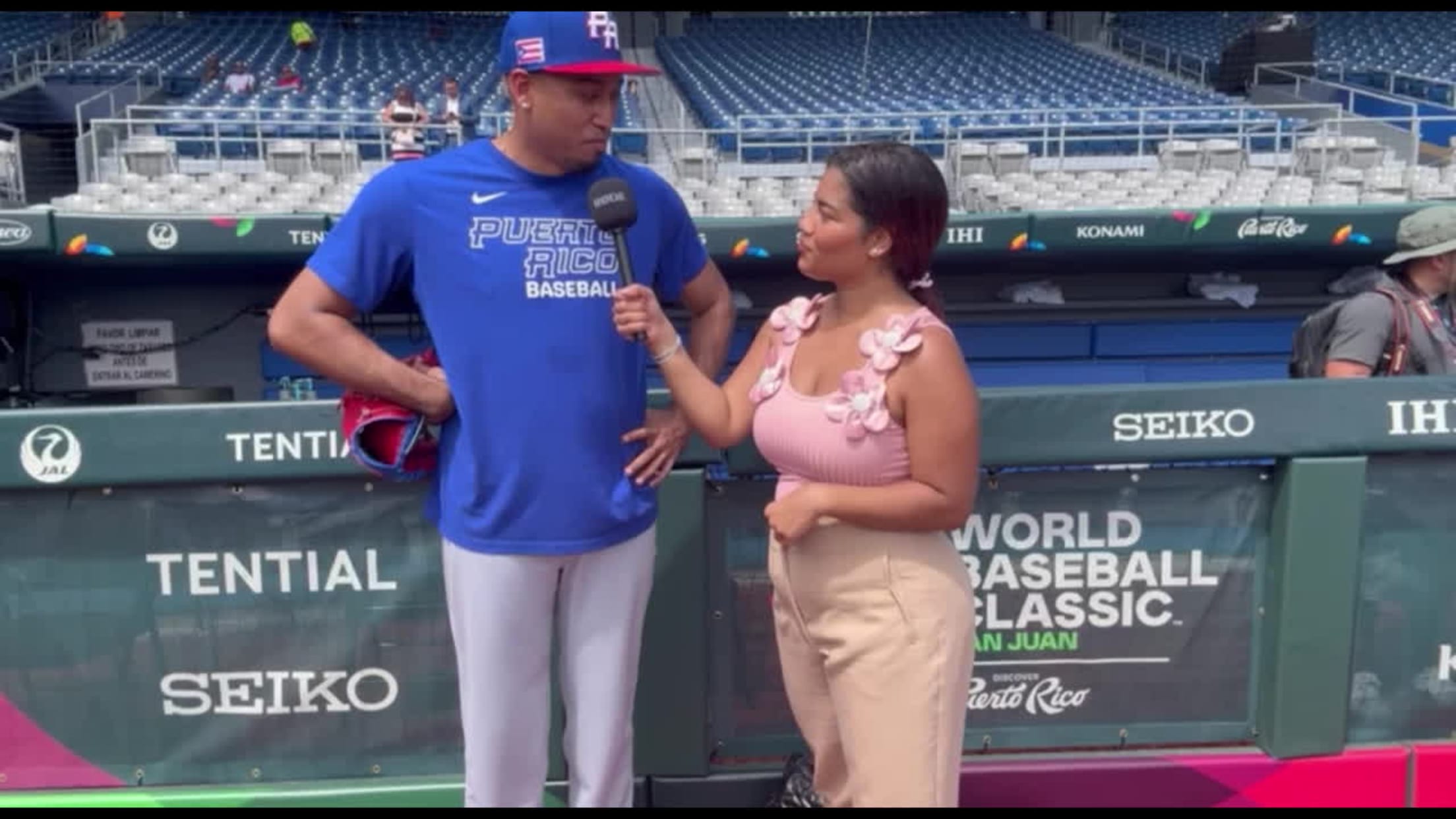 Díaz feliz de finalmente jugar en PR