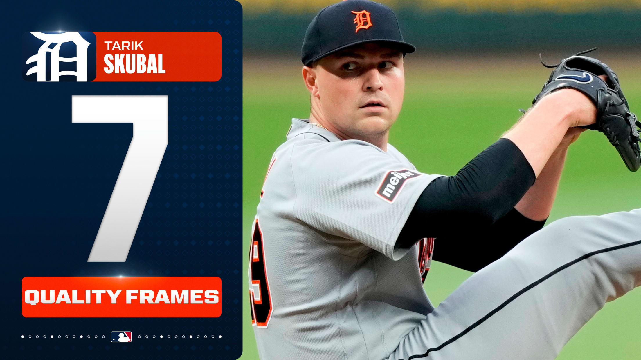 Tarik Skubal's seven strikeouts