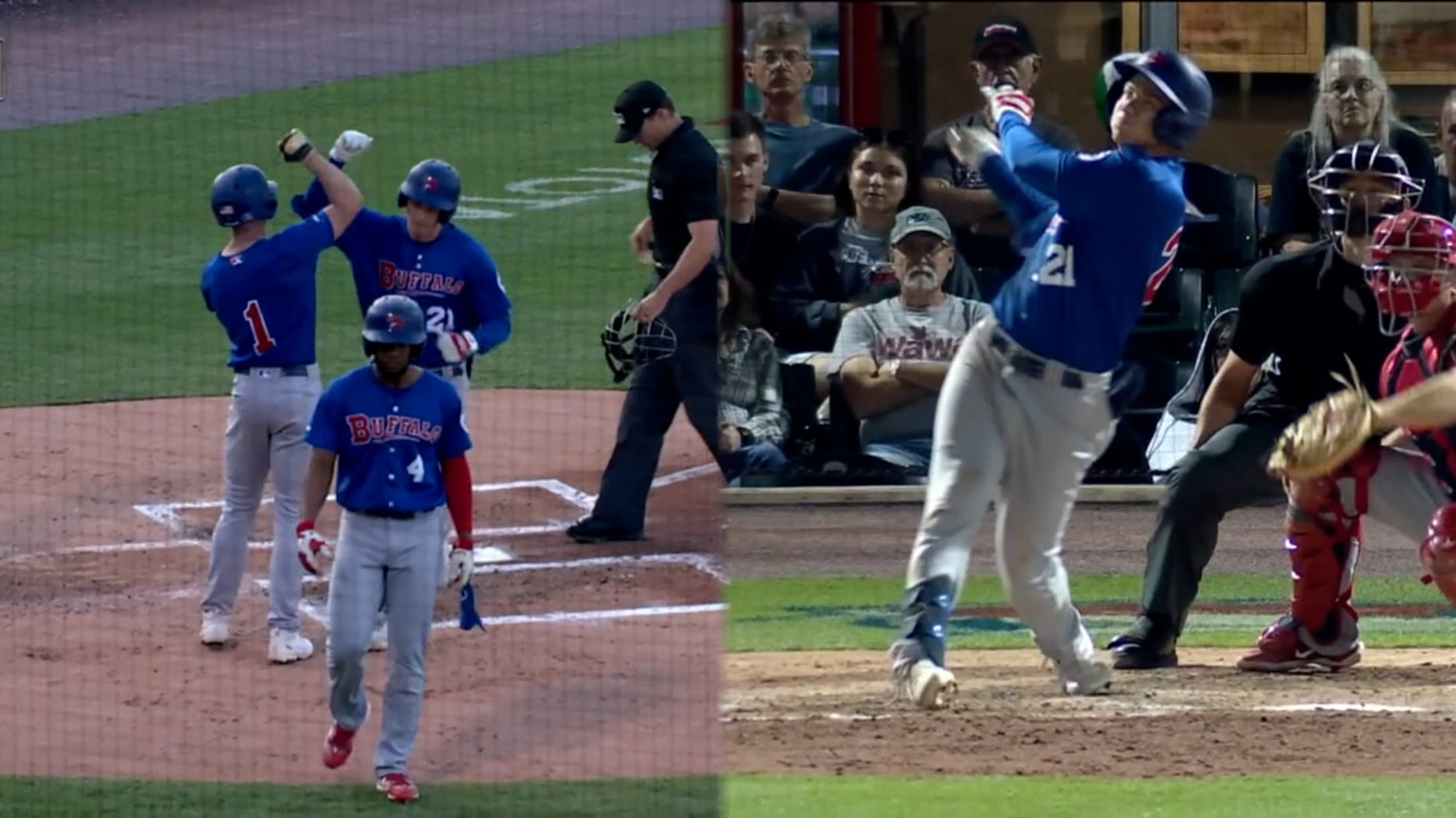 LJ Talley's two-homer game