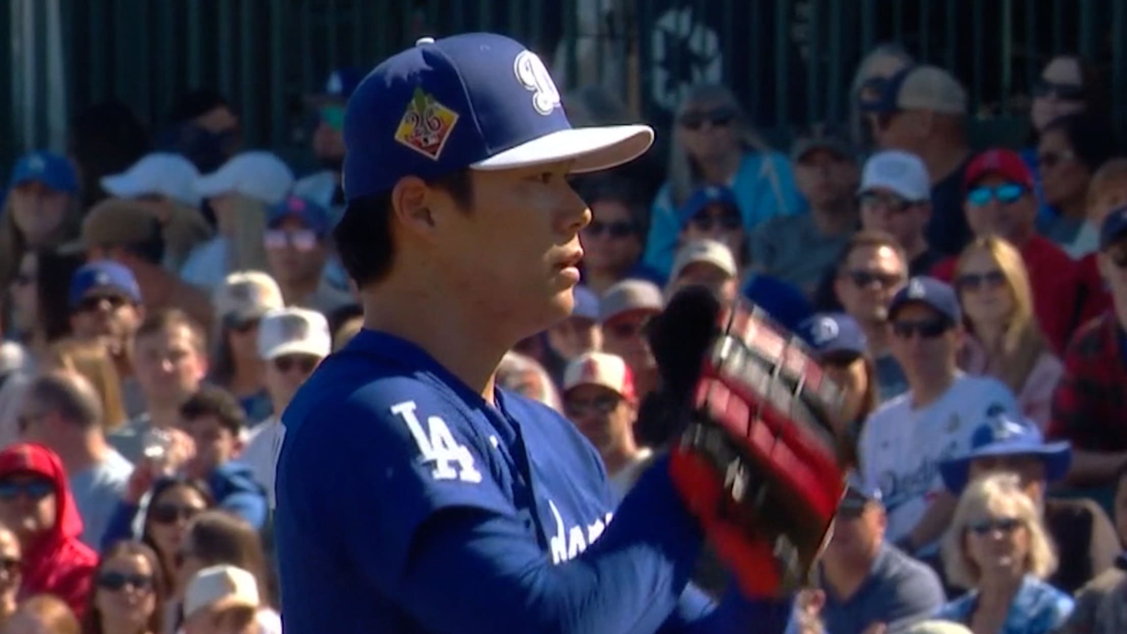 Yoshinobu Yamamoto fans three in spring debut