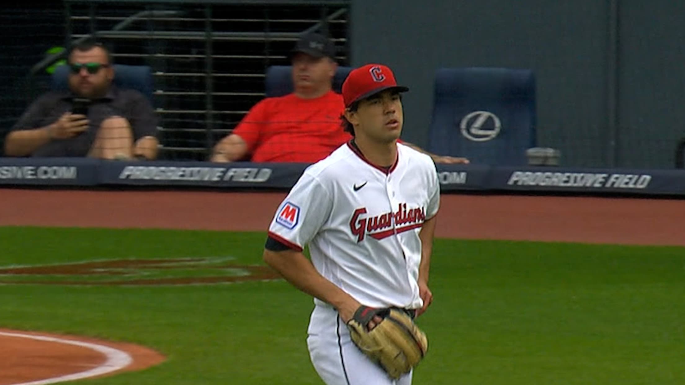 Joey Cantillo strikes out James Wood