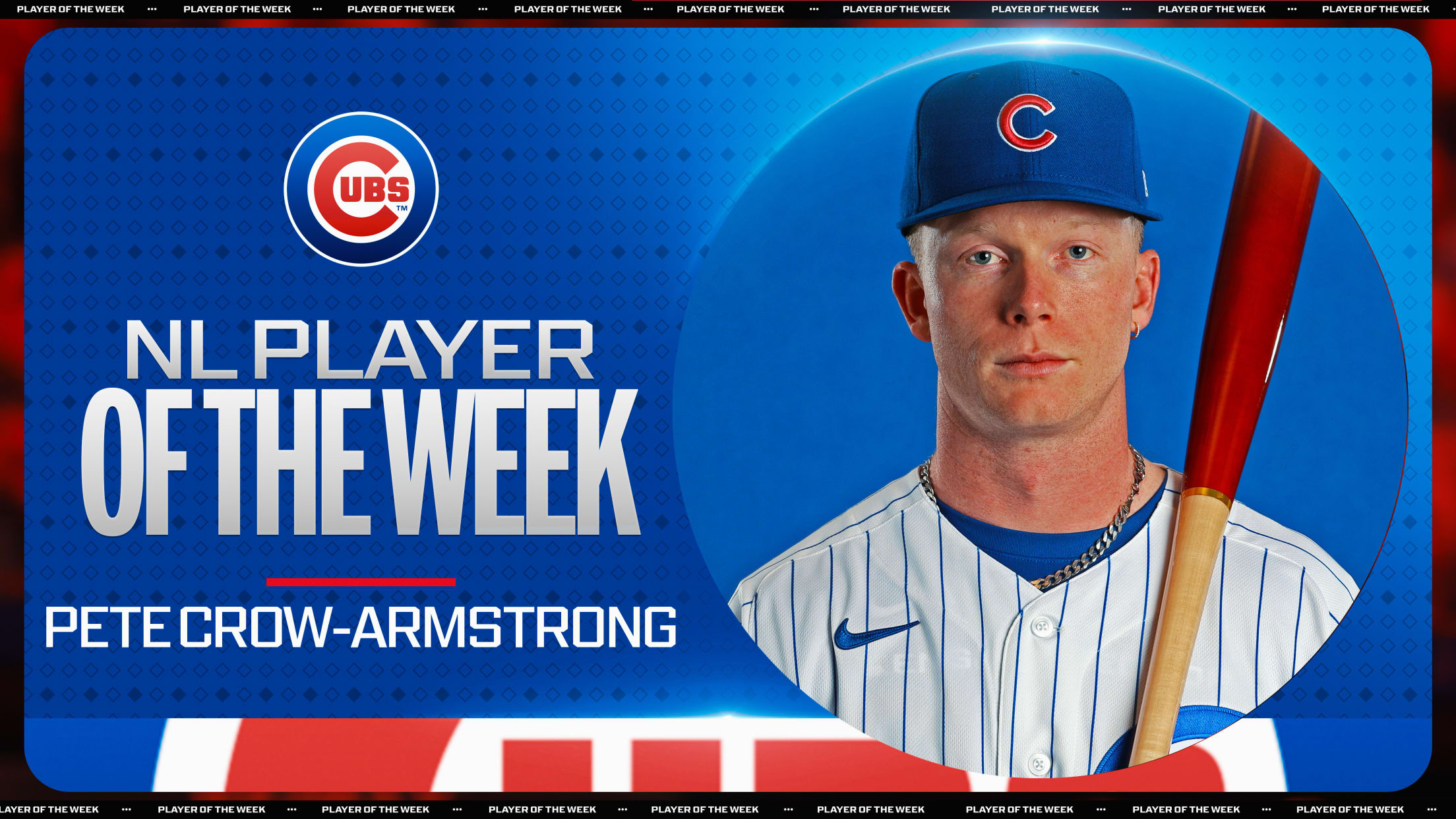 Pete Crow-Armstrong is named NL Player of the Week