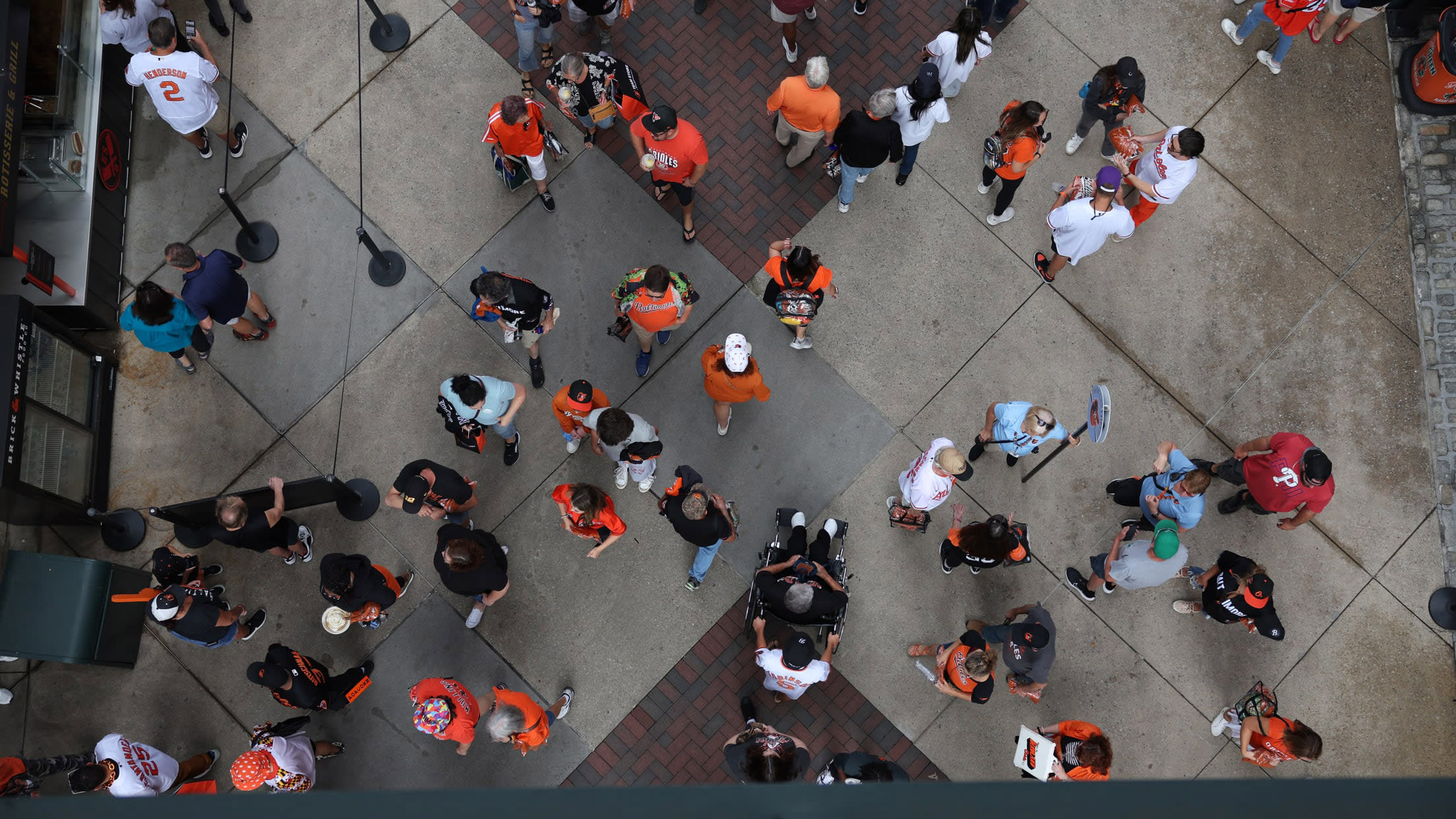 Eutaw Street aerial 2568