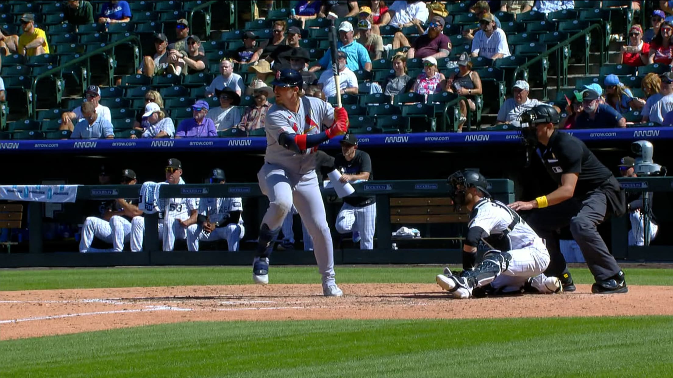 Nolan Gorman's two-run homer (9)
