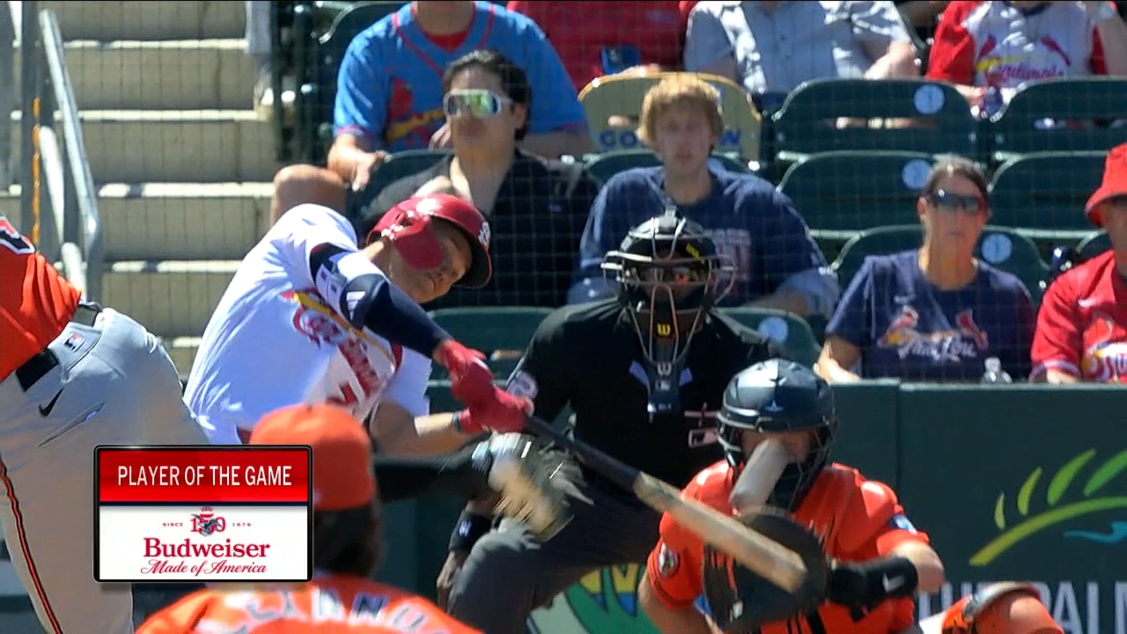 JJ Wetherholt's two-run homer