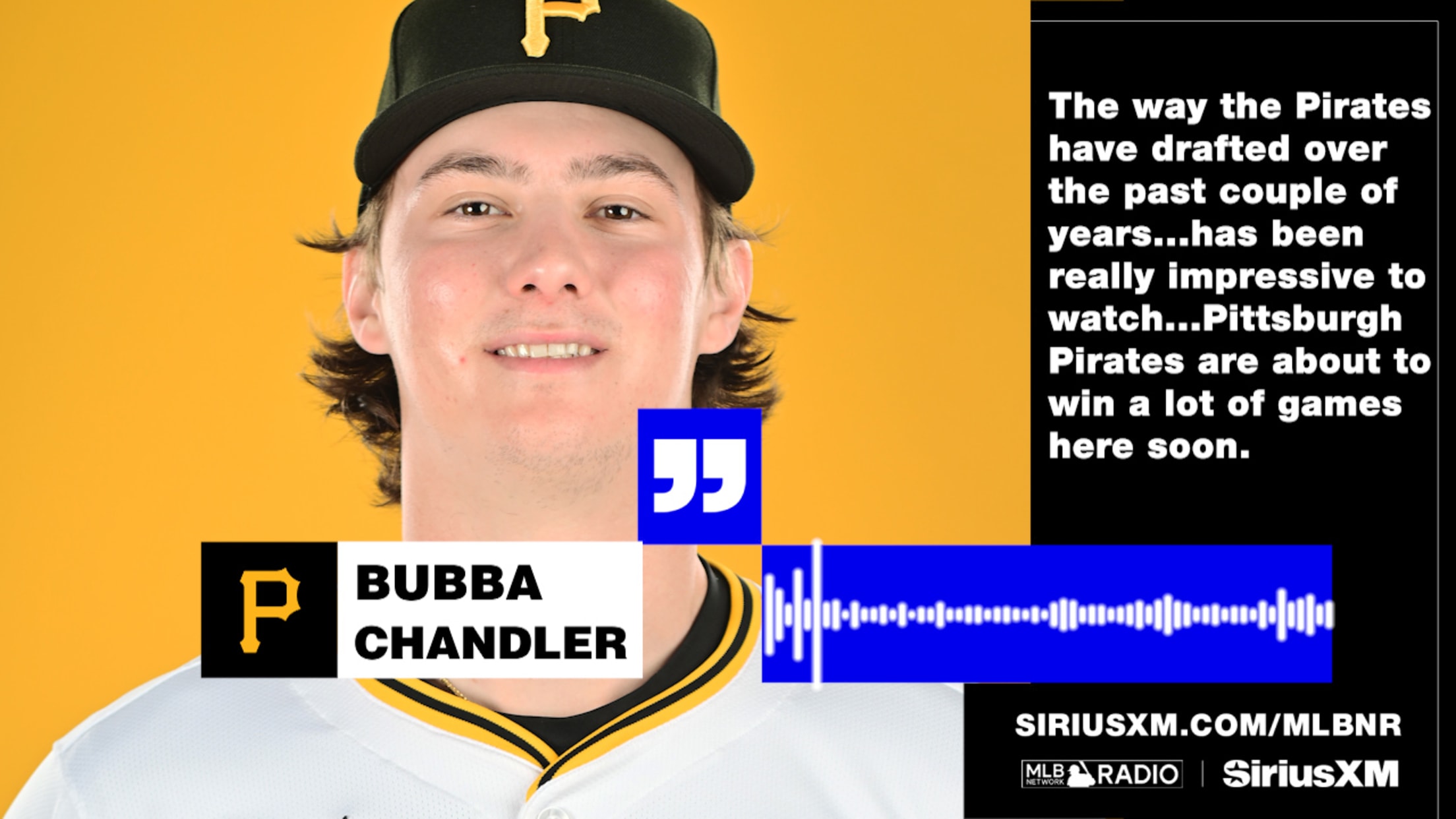 Bubba Chandler talks about the future of the Pirates