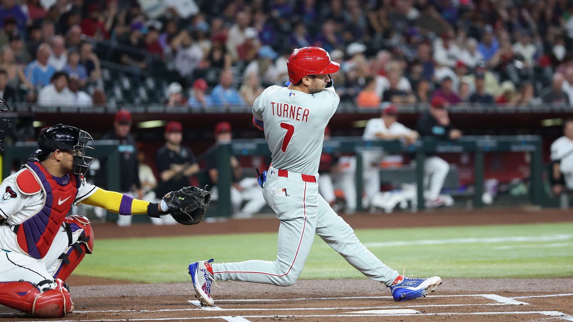 Trea Turner's RBI double