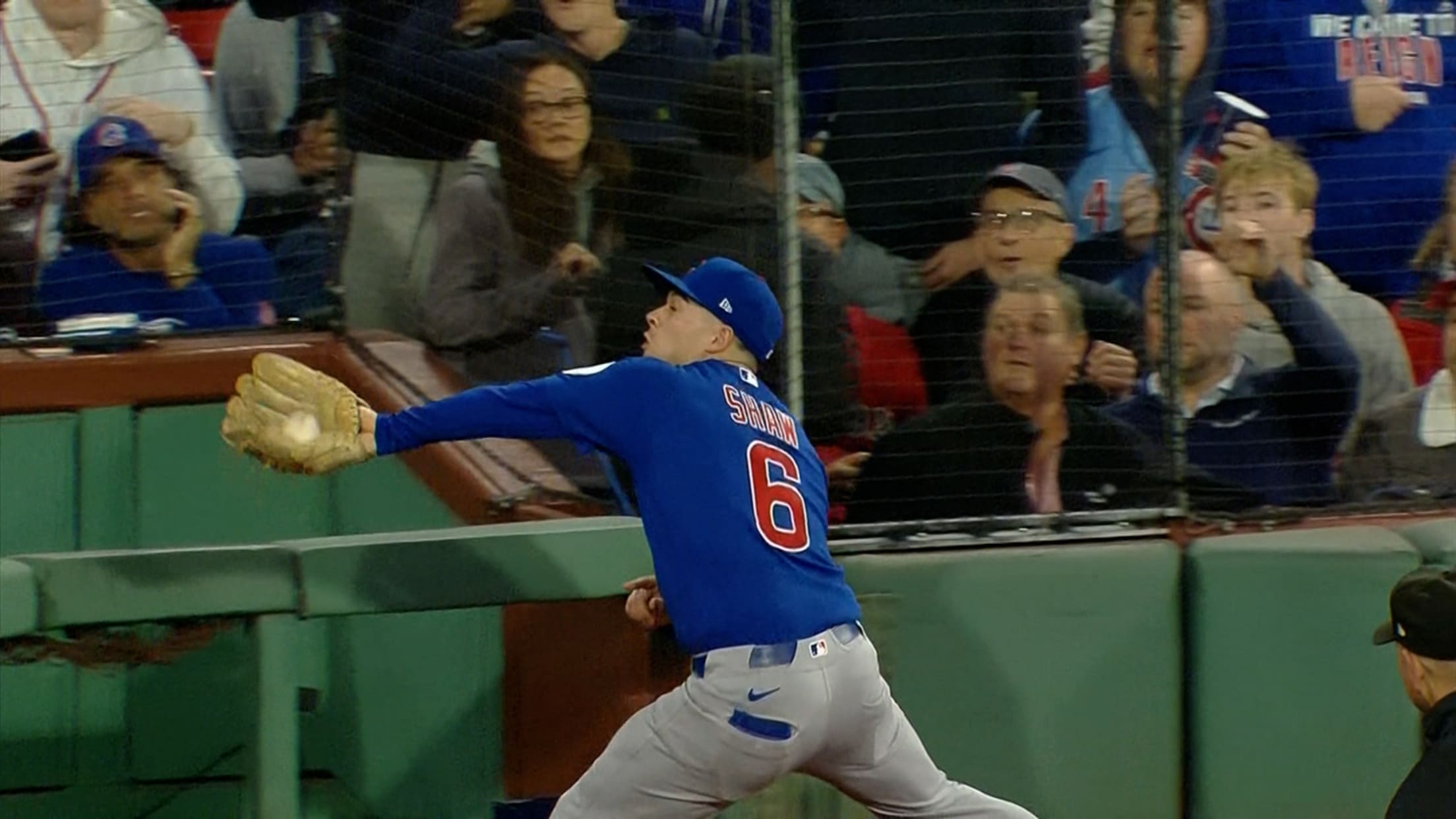 Matt Shaw's impressive foul territory grab