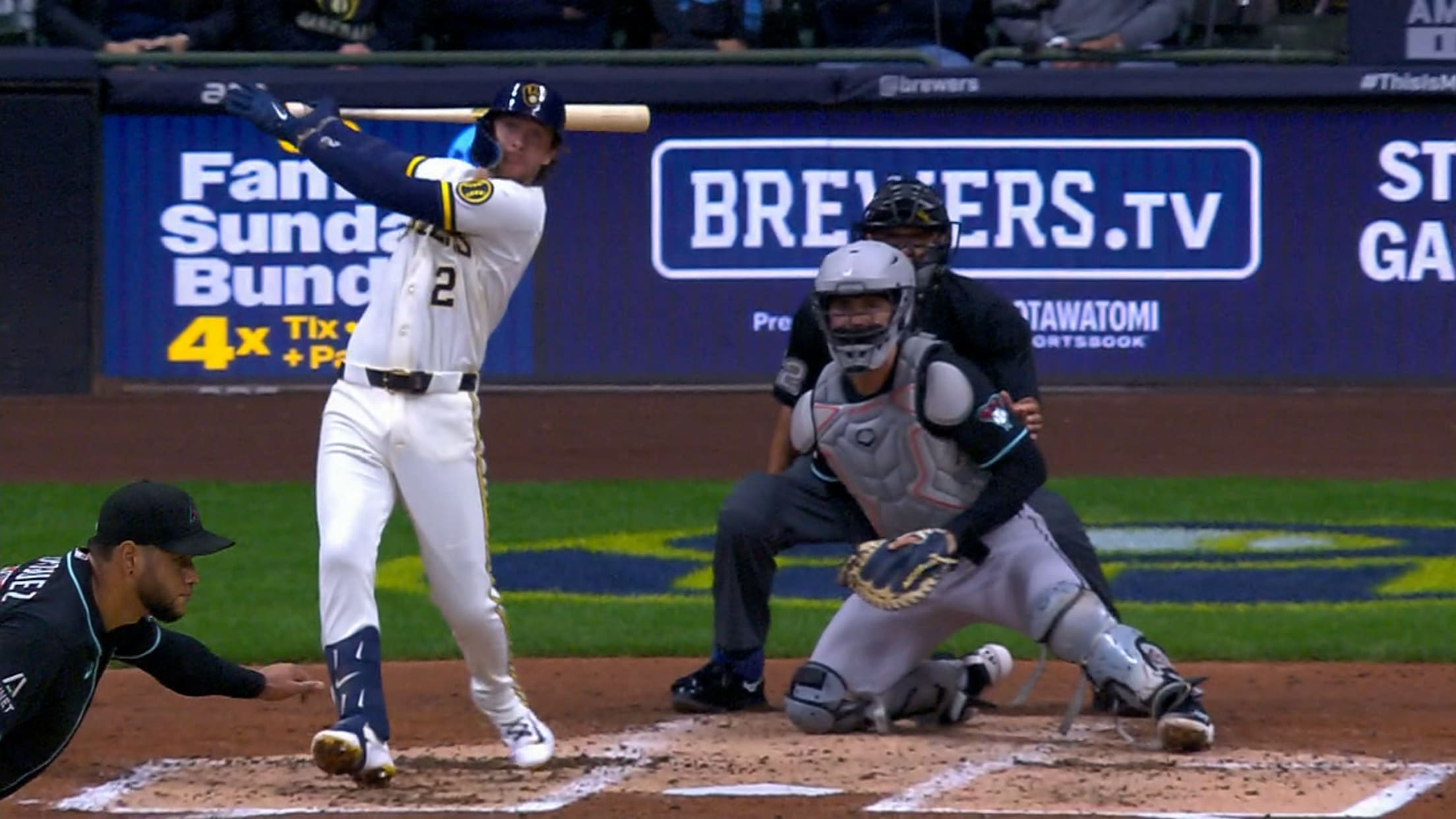 Brice Turang's RBI double