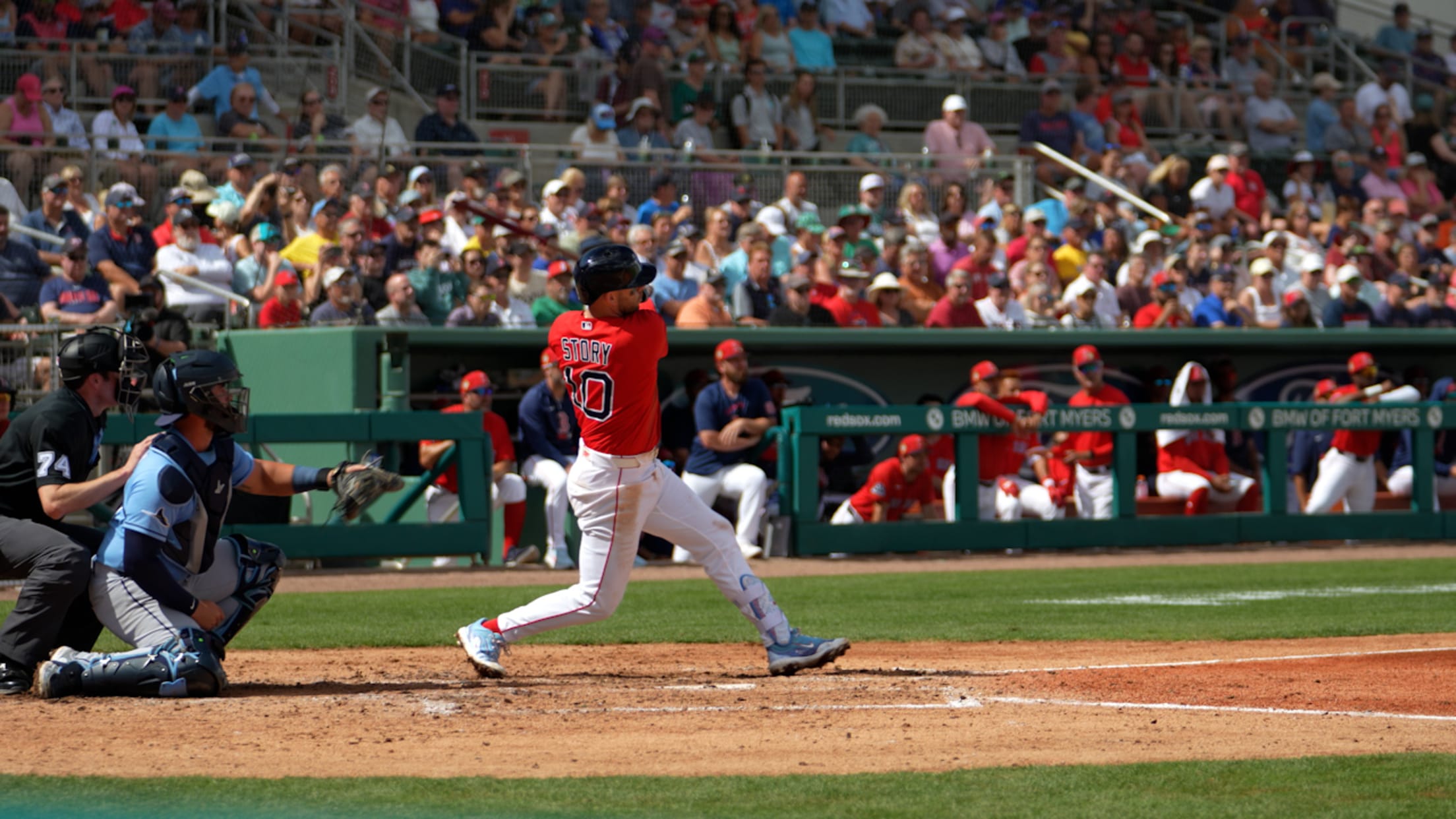 Trevor Story's two-run double