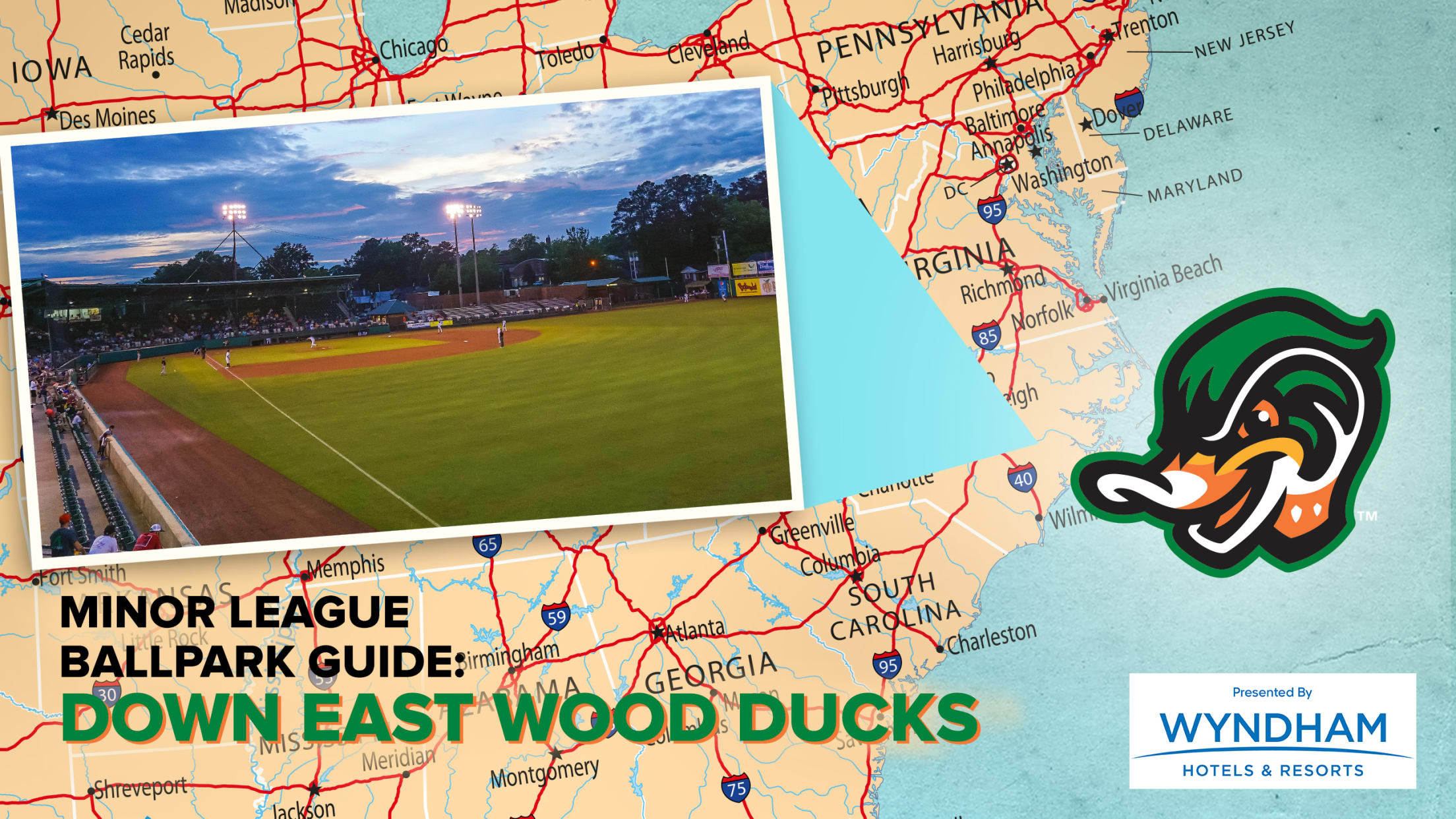 Visit Grainger Stadium, home of the Down East Wood Ducks