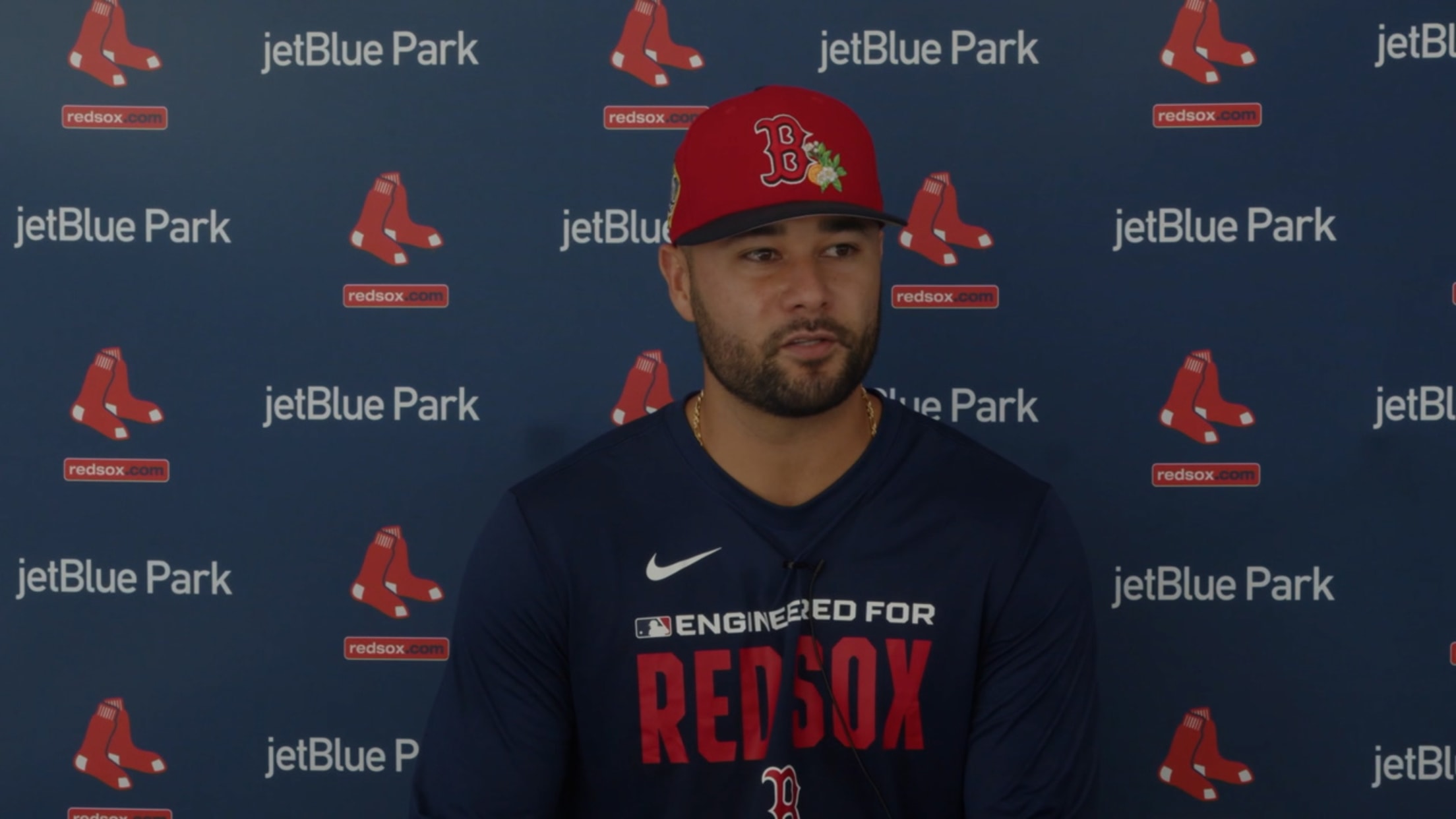 Isiah Kiner-Falefa discusses signing with Red Sox