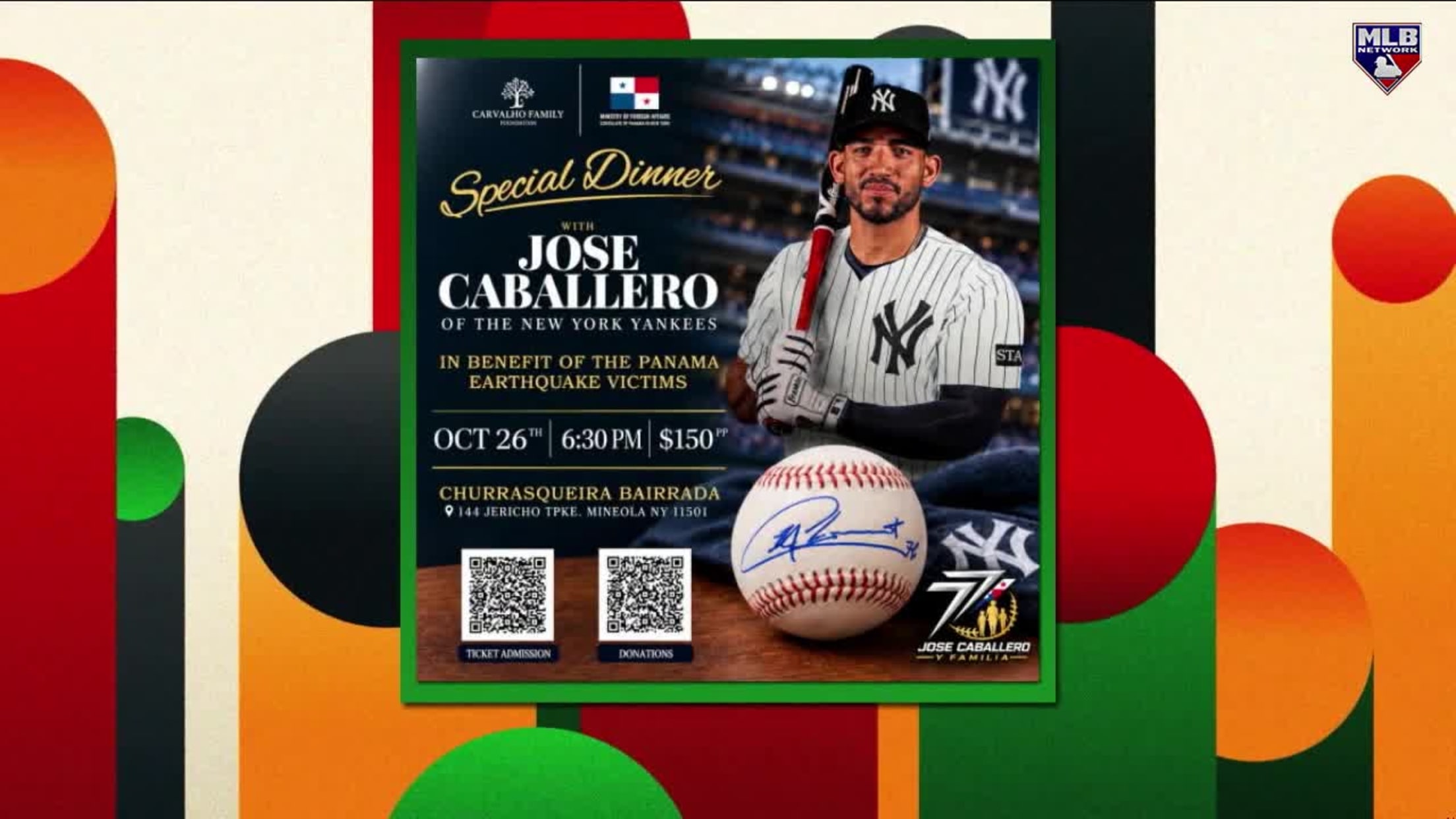 José Caballero on his upcoming fundraiser for Panama