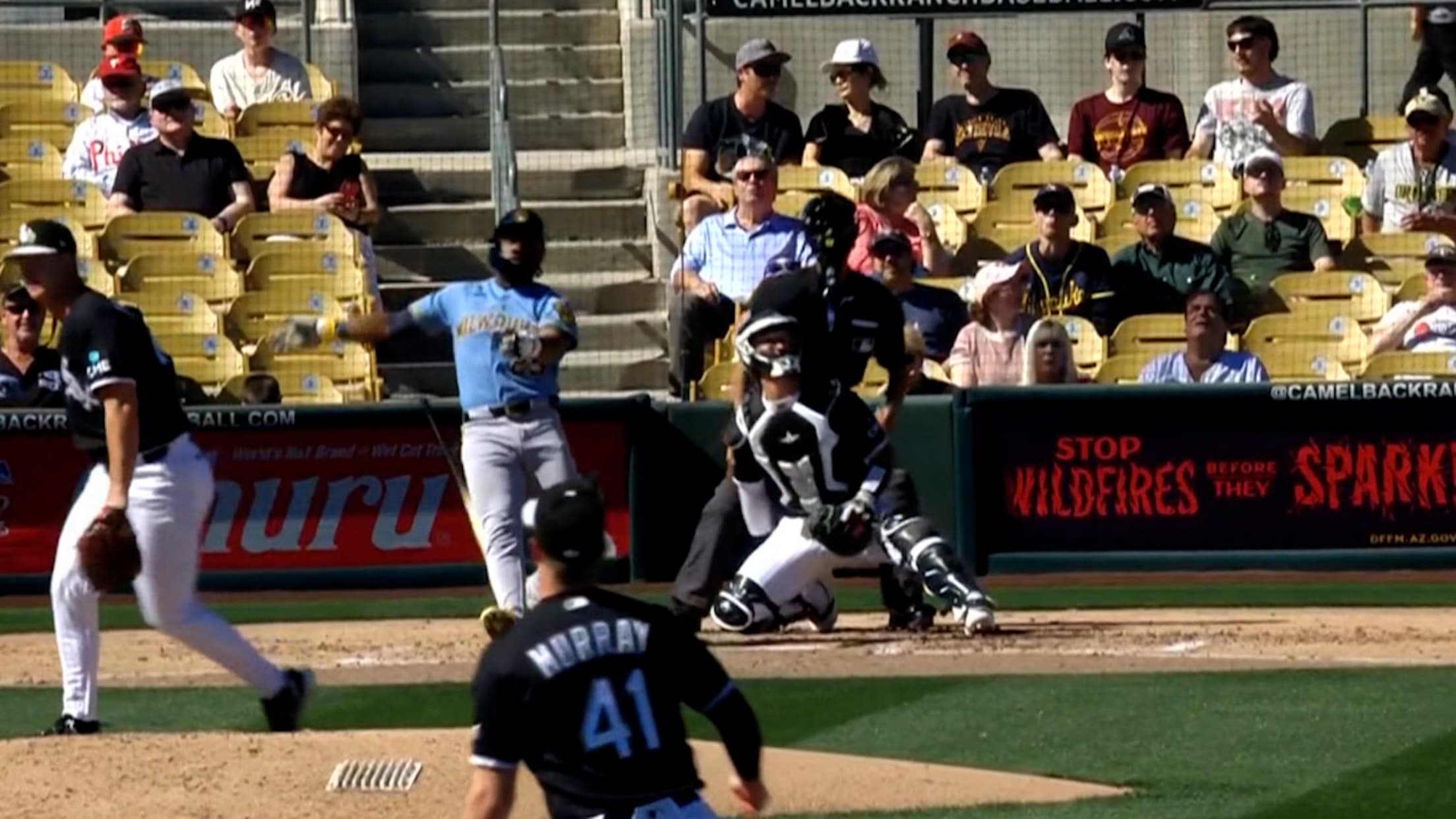 Akil Baddoo's first home run of Spring Training