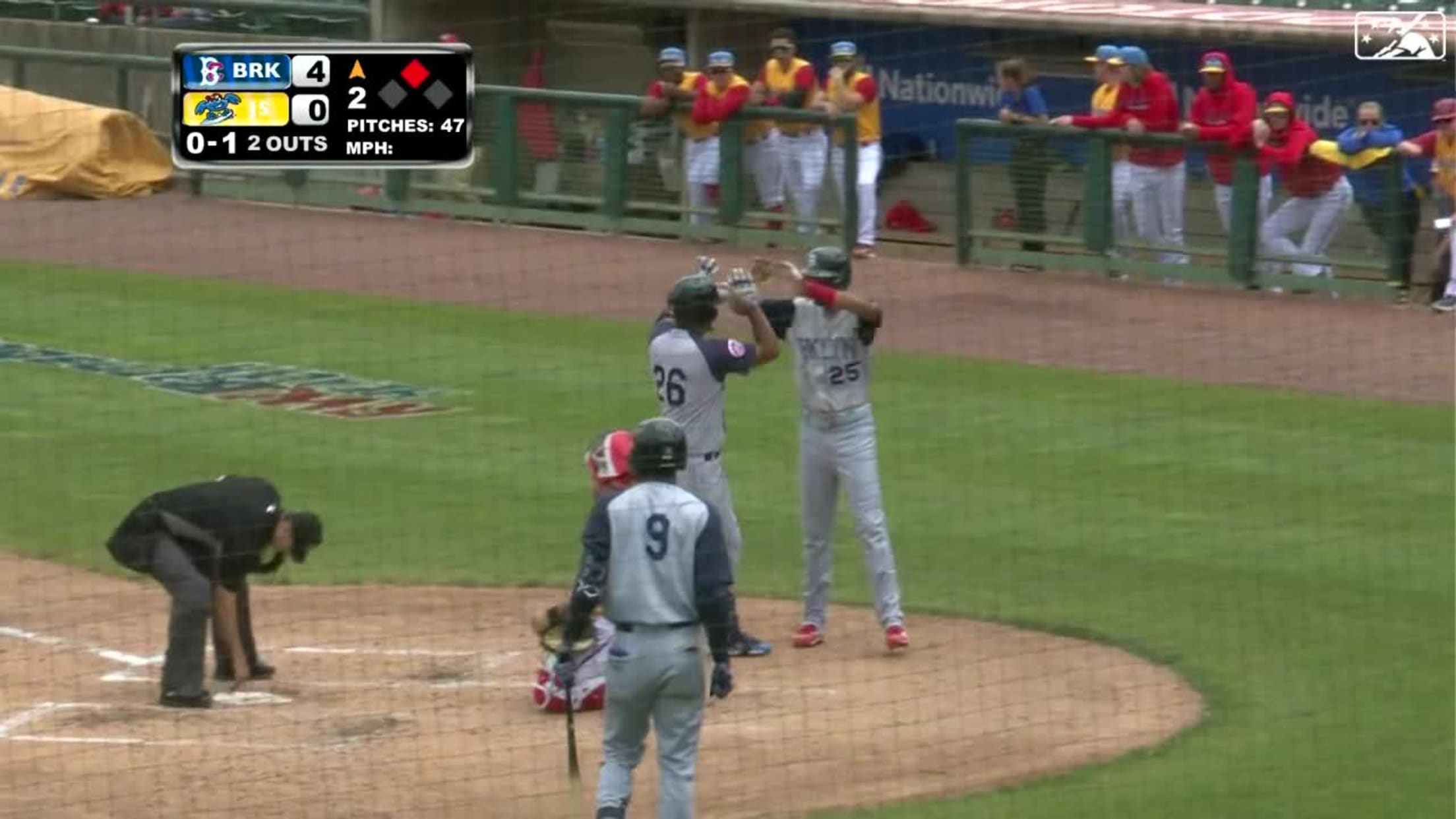 William Lugo's two-run home run