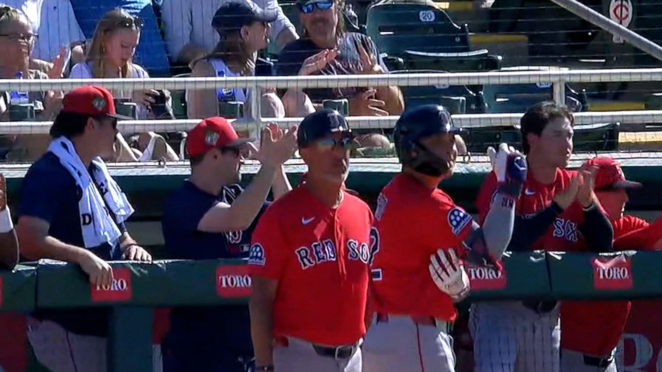 Mikey Romero's two-run single