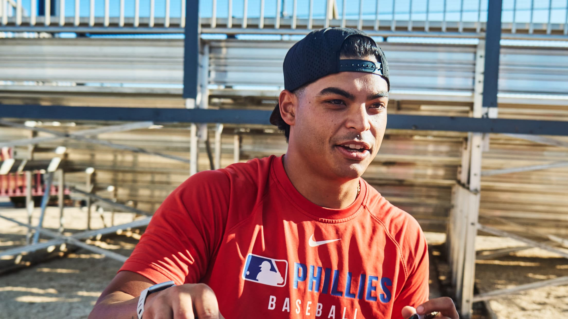 Jesus Luzardo - Baseball Youth Clinic Photos 23