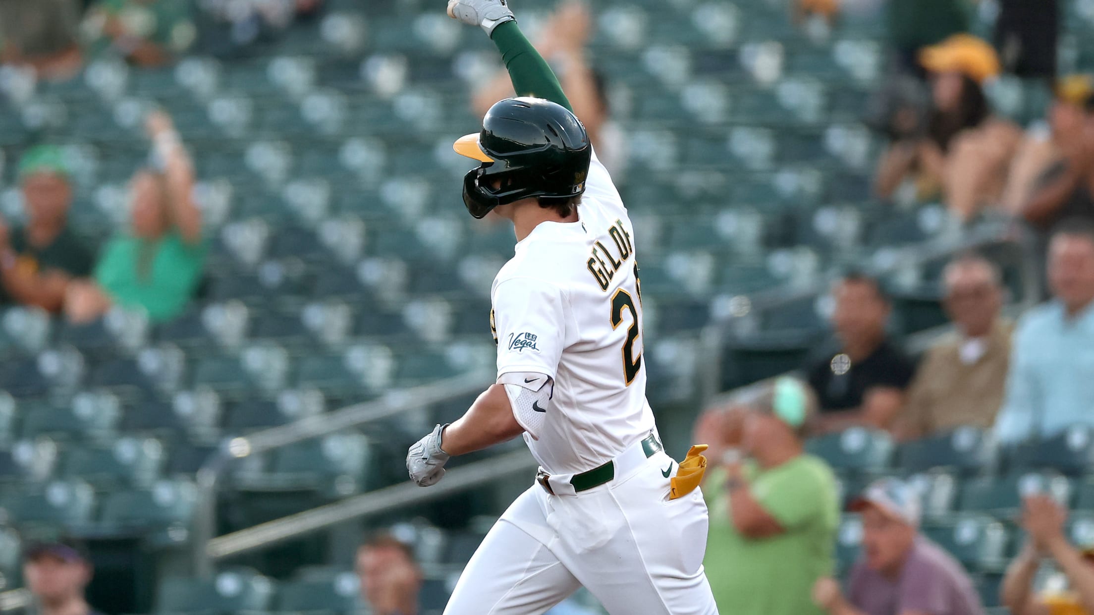 Zack Gelof's solo home run (12)