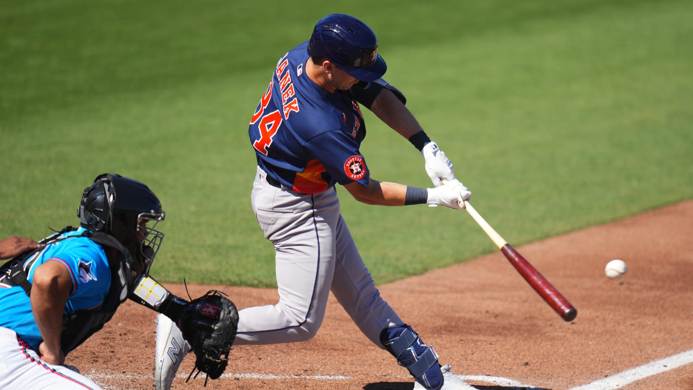 Walker Janek's two-run double