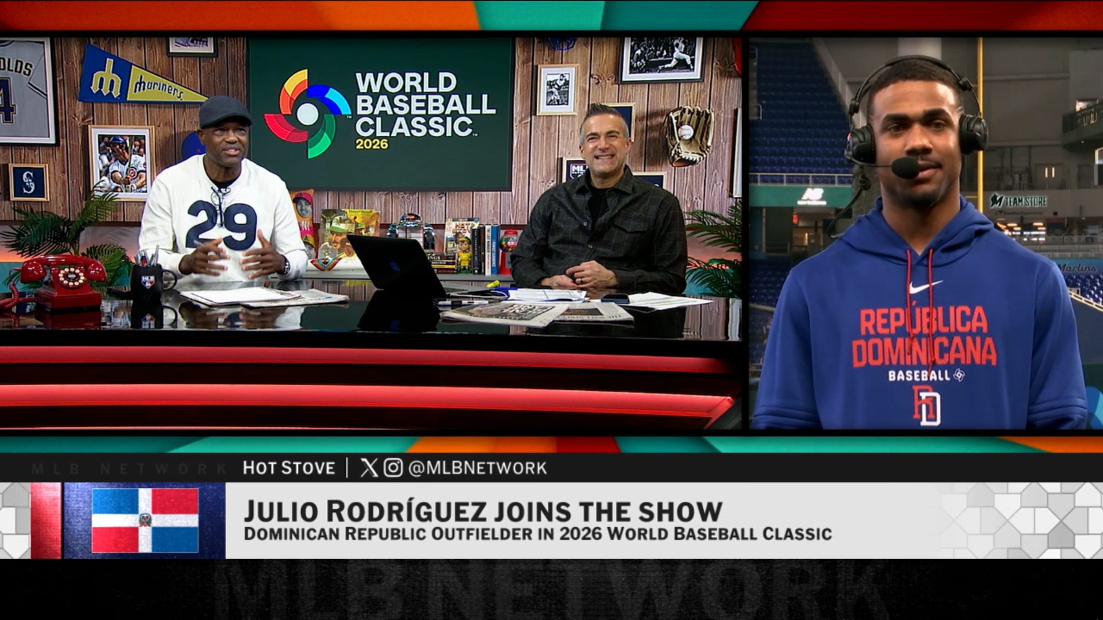 Julio Rodriguez on playing for the Dominican Republic
