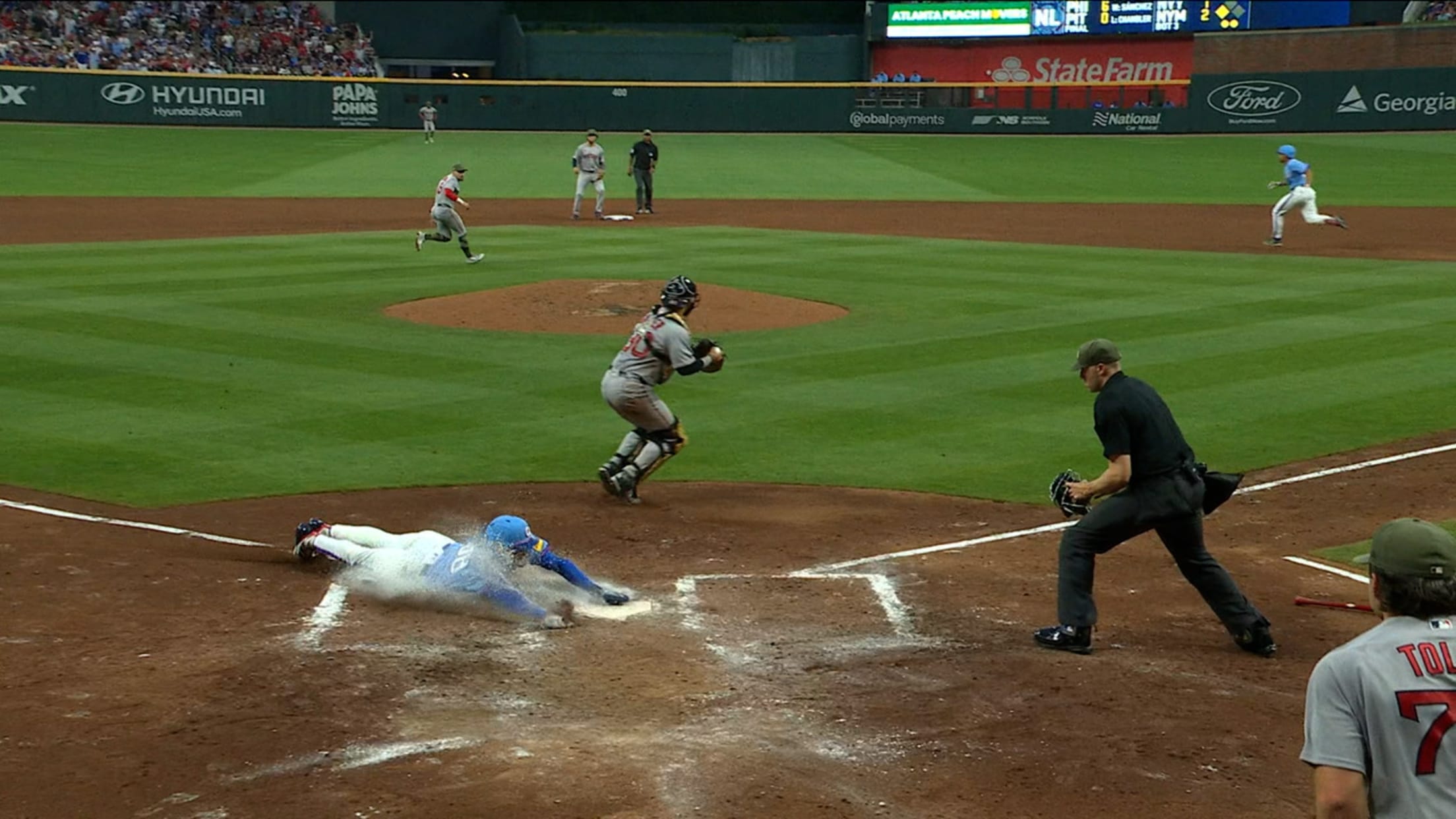 Drake Baldwin's RBI single