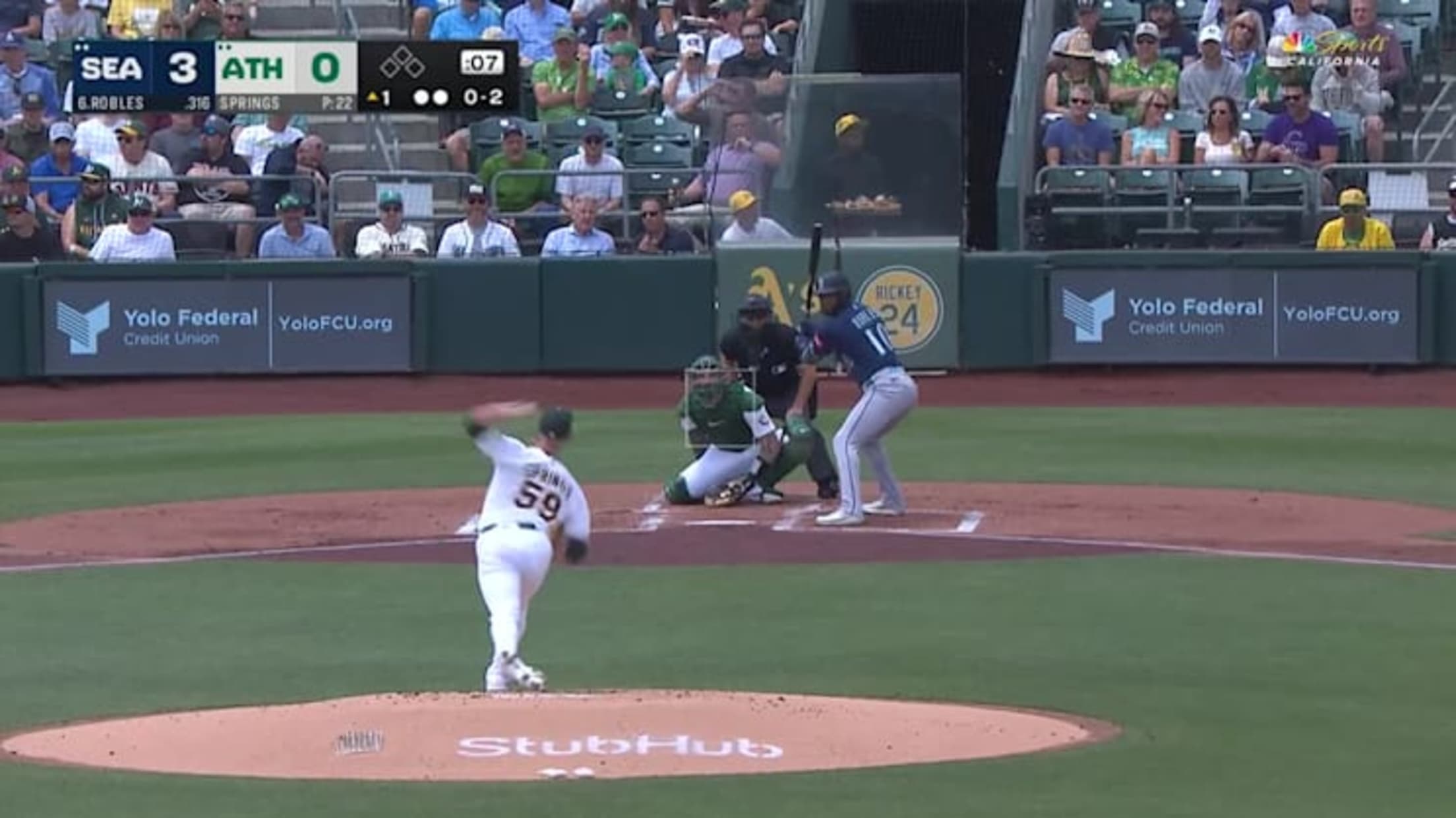 Jeffrey Springs strikes out Victor Robles