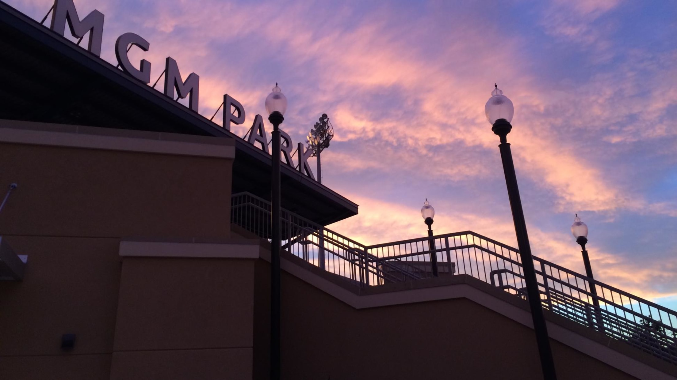 biloxi entrance sunset