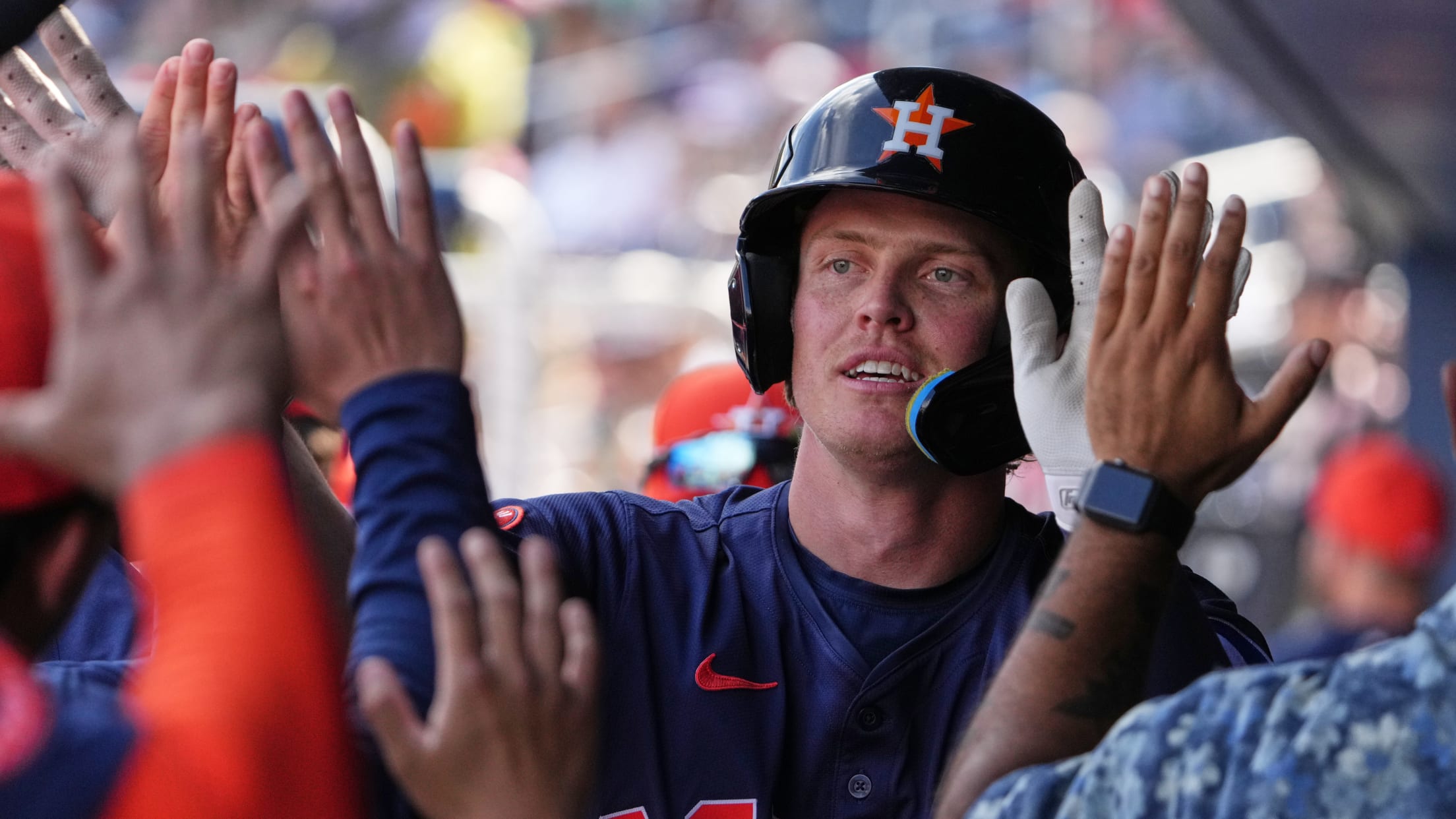 Jack Winkler's first homer of spring